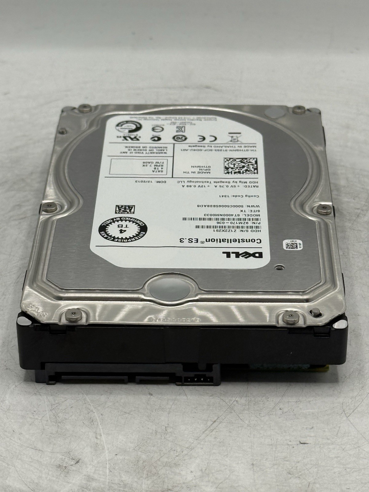 Dell Constellation ES.3 4TB 3.5″ SATA Hard Drive ST4000NM0033 7200RPM HDD