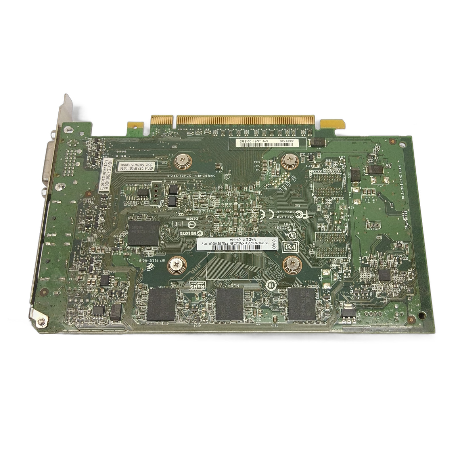 NVIDIA Quadro 2000 1GB GDDR5 GPU Graphics Card + DP to HDMI Adapters