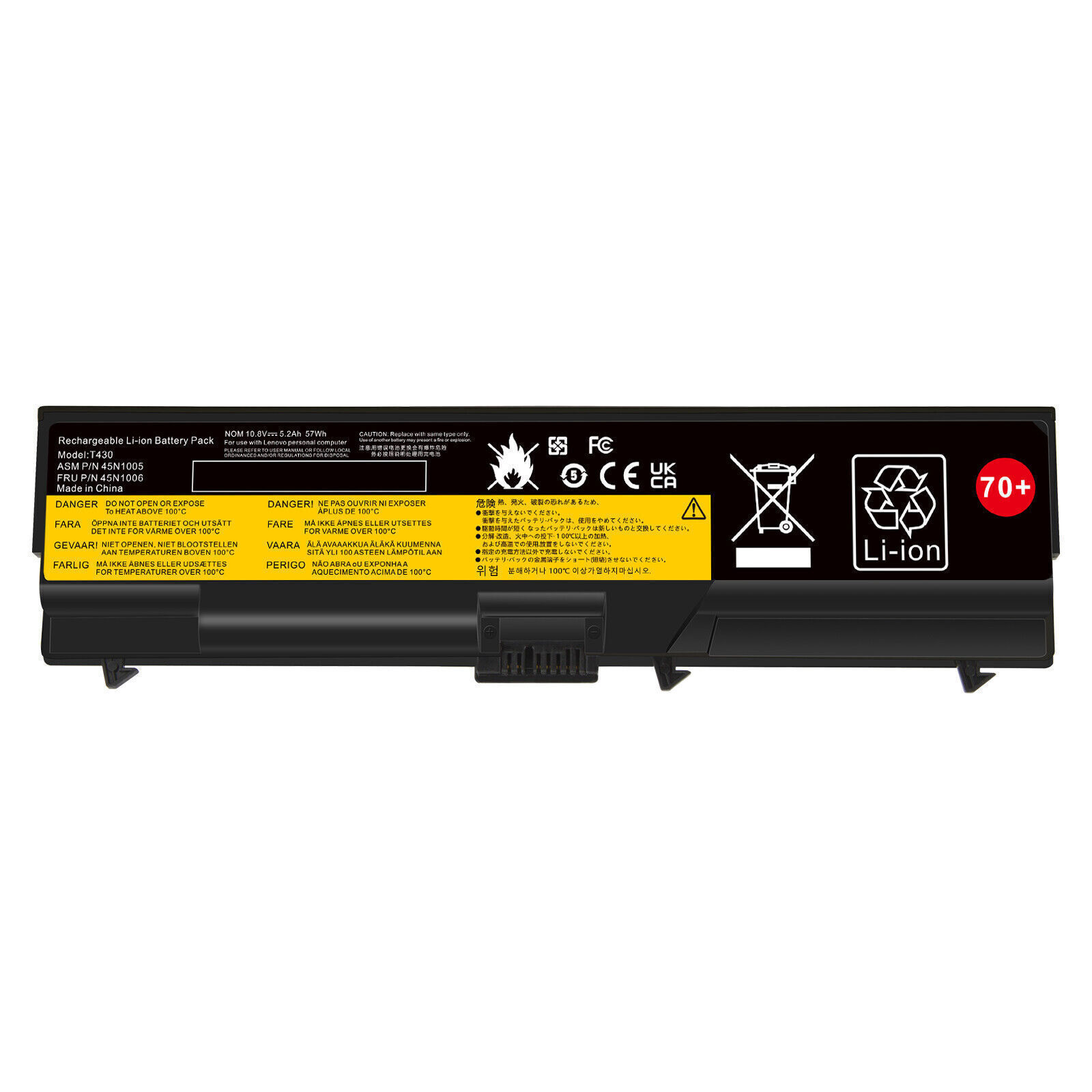 LOT 70+ Battery For Lenovo ThinkPad T430 T420 W530 T530 L530 0A36303 57Wh 6CELLS