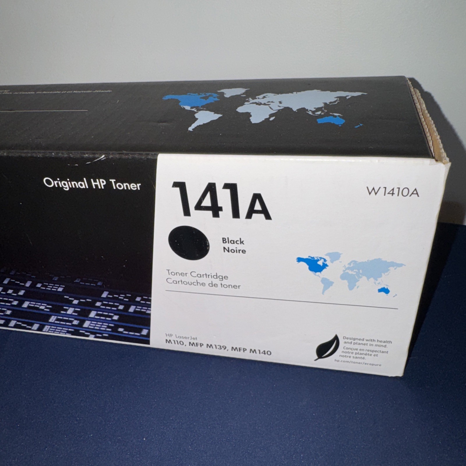 HP Black 141A LaserJet BLACK Toner Cartridge W1410A OEM Hewlett Packard
