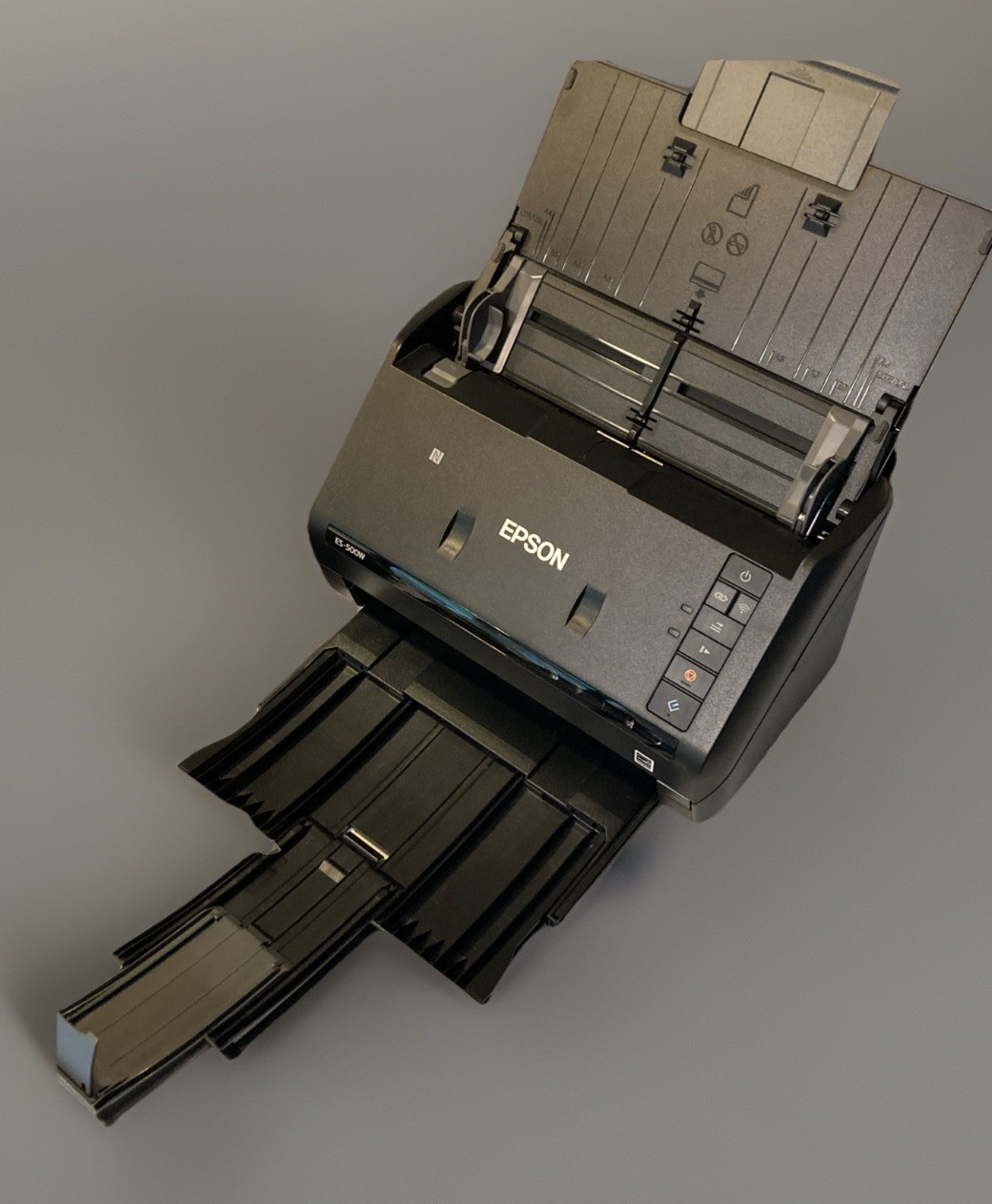 Epson WorkForce ES-500W Wireless Duplex Desktop Document Scanner W Cords 1320 Sc