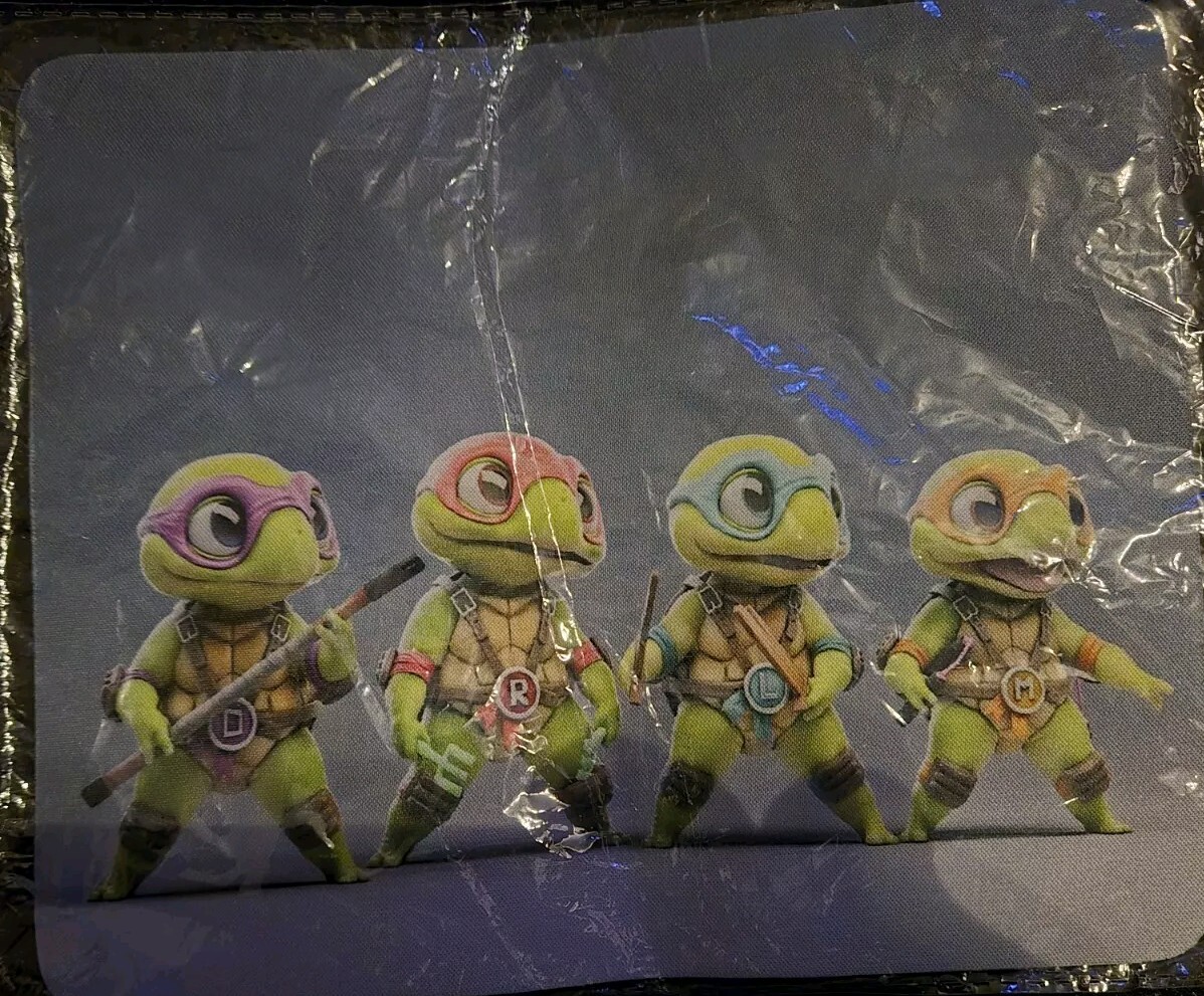Teenage Mutant Ninja Turtles Mouse Pad, 9.5 in x 8in