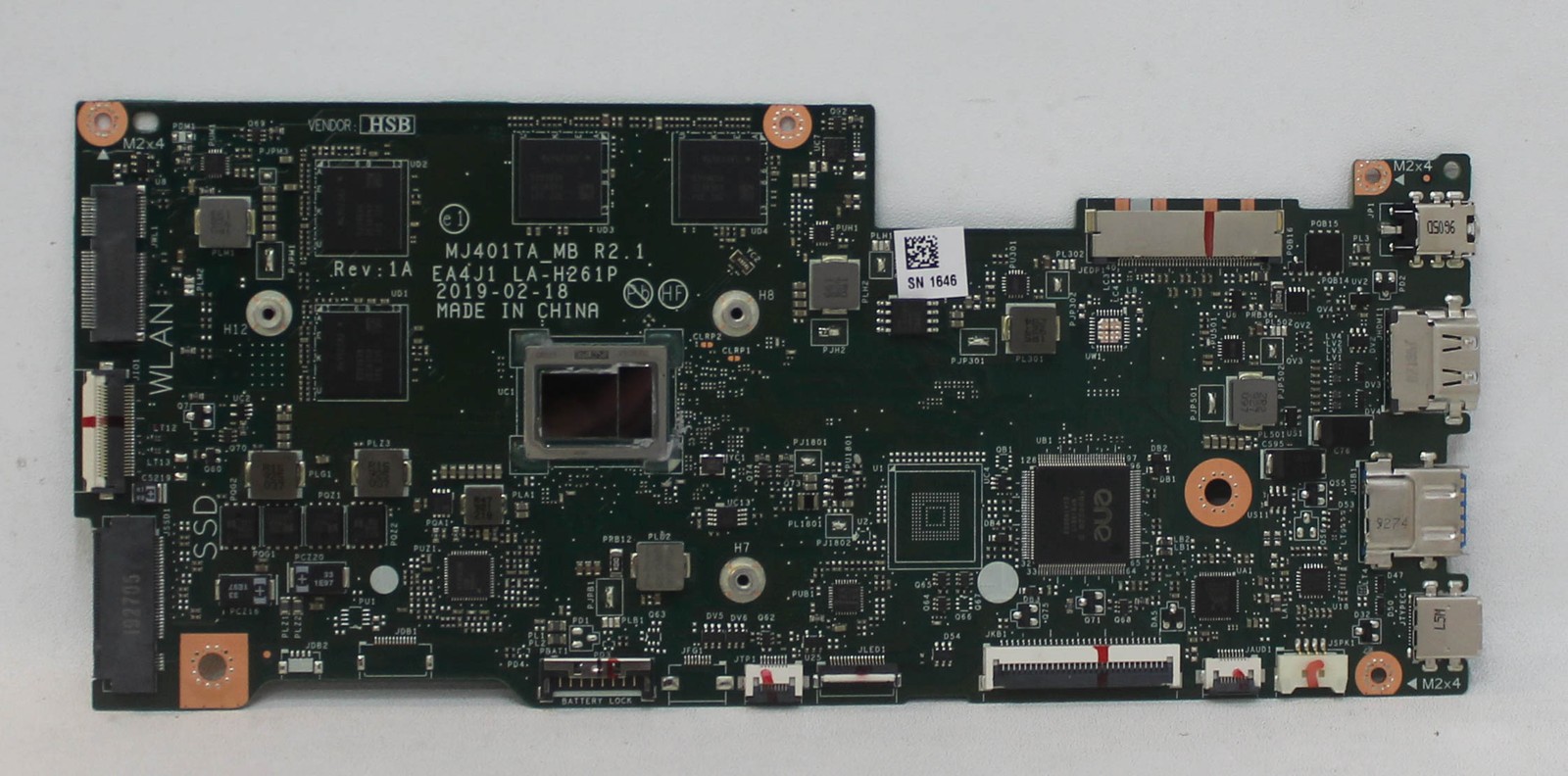 90NB0MA0-R00010 Asus S/B Intel Core M3-8100Y 1.1Ghz 4G Mj401Ta-Bm3N5″GRADE A”