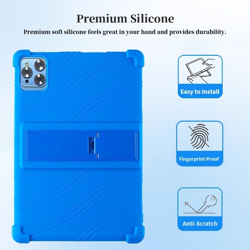 Universal 11 Inch Tablet Case with Multi-Viewing Stand Silicone 11″ Tablet Cover