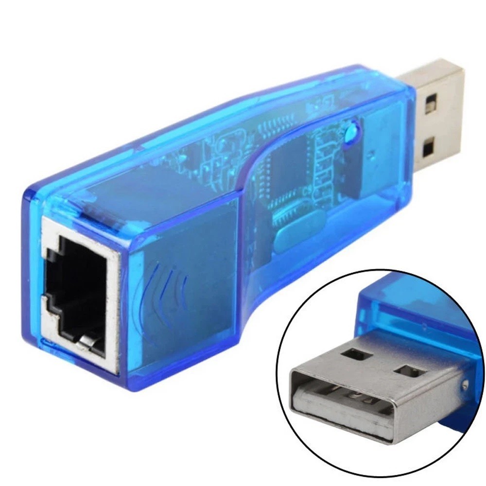 USB 2.0 to LAN RJ45 Ethernet 10/100Mbps Network Card Adapter