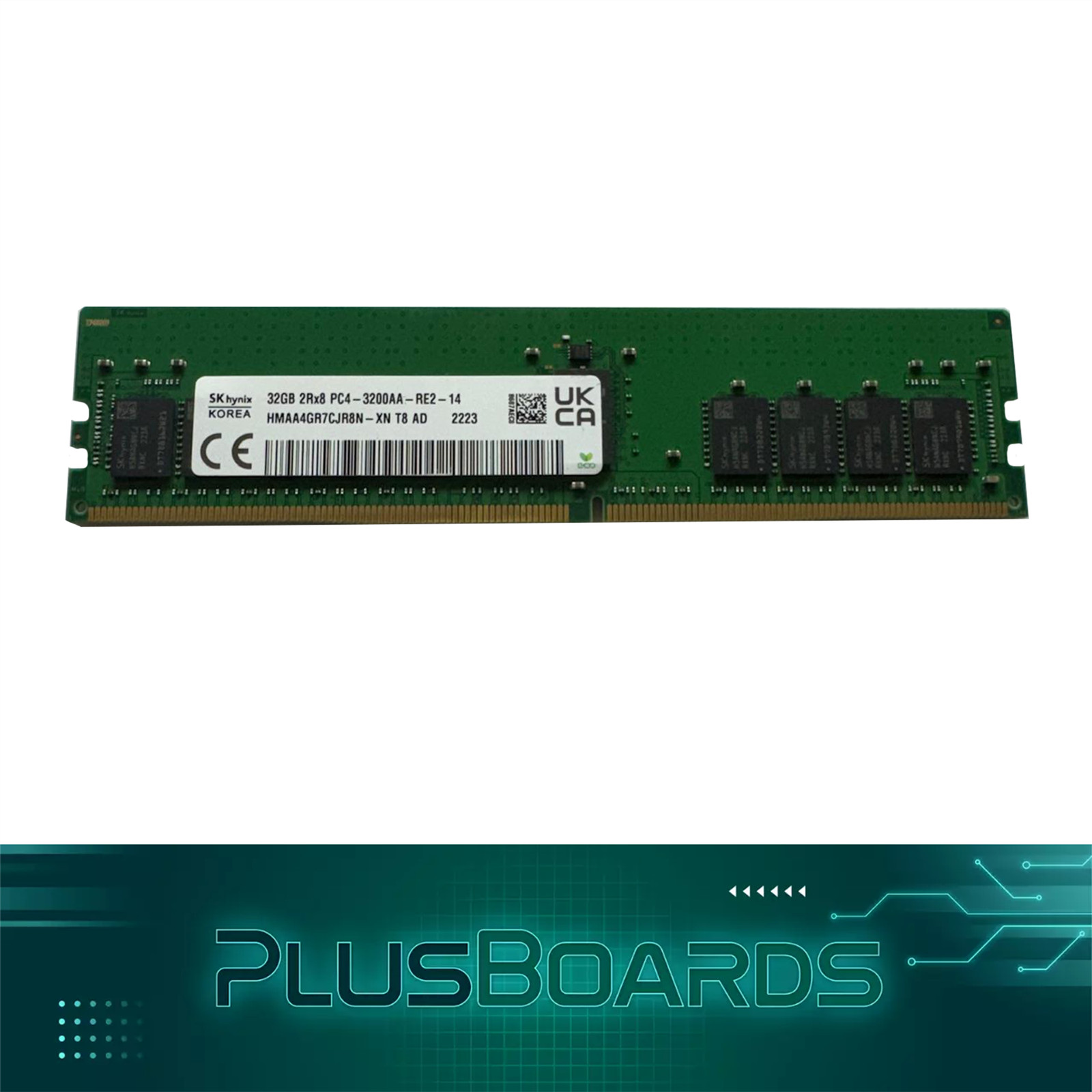 32GB DDR4 3200MHz RDIMM PC4-25600R Sk HYNIX HMAA4GR7CJR8N-XN PC4 Server Memory
