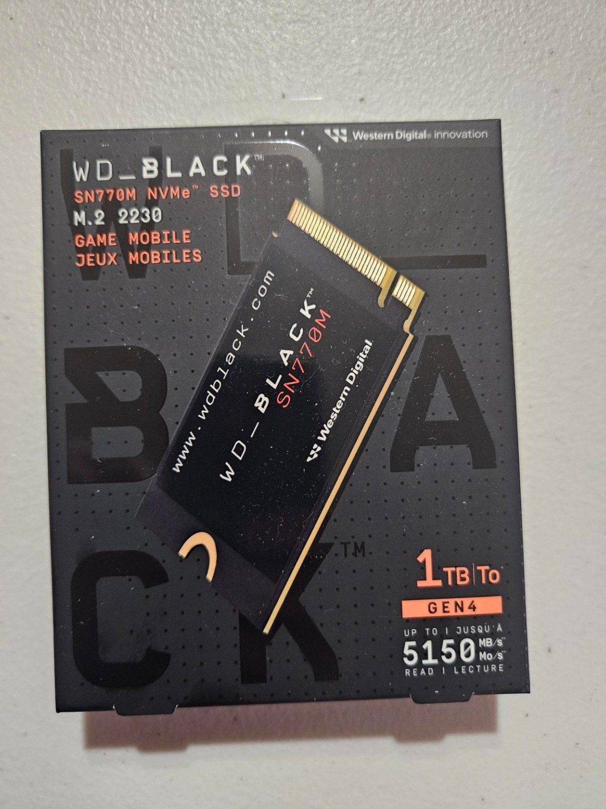WD_BLACK SN770M 1TB M.2 2230 NVMeSSD – PCIe Gen 4.0, Speeds up to 5,150 MB/s,…