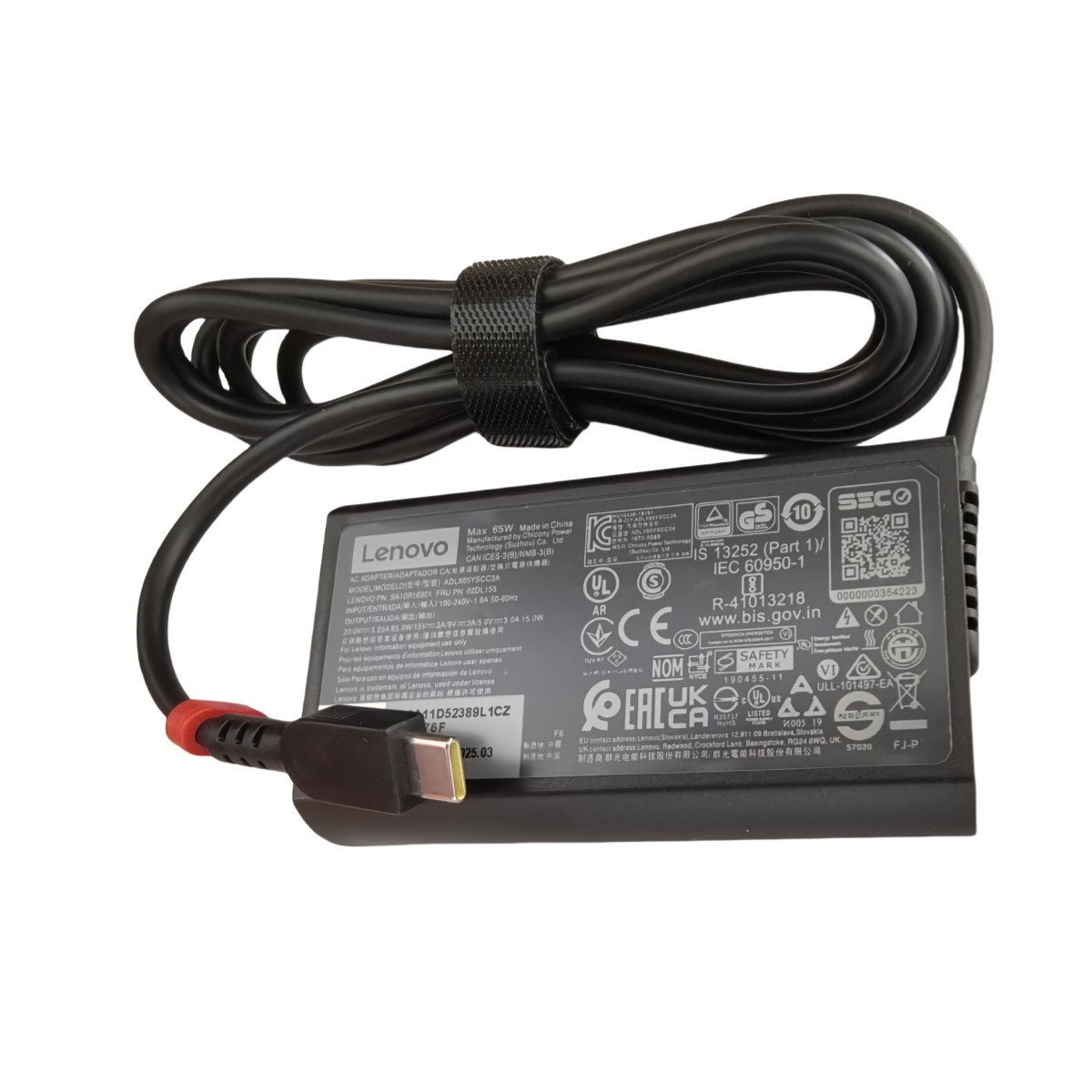 OEM Genuine 65W USB-C Type-C AC Adapter Charger For Lenovo ThinkPad X1 T470 T480