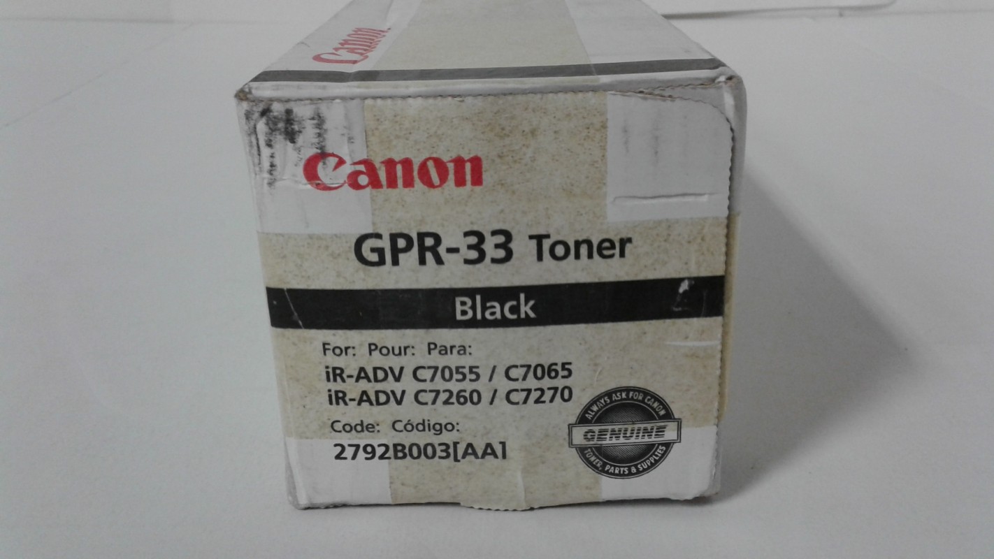 Canon GPR-33 Toner 2792B003 Black 80.000 Pages for Canon IR Advance C7055
