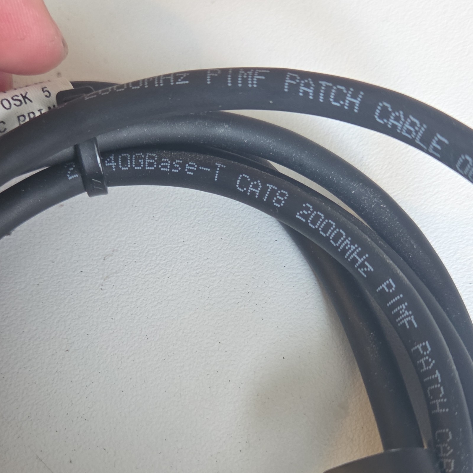 2 Outdoor RJ45 Ethernet Patch Cable 5 ft, Black, RJ45 Male to RJ45 Male