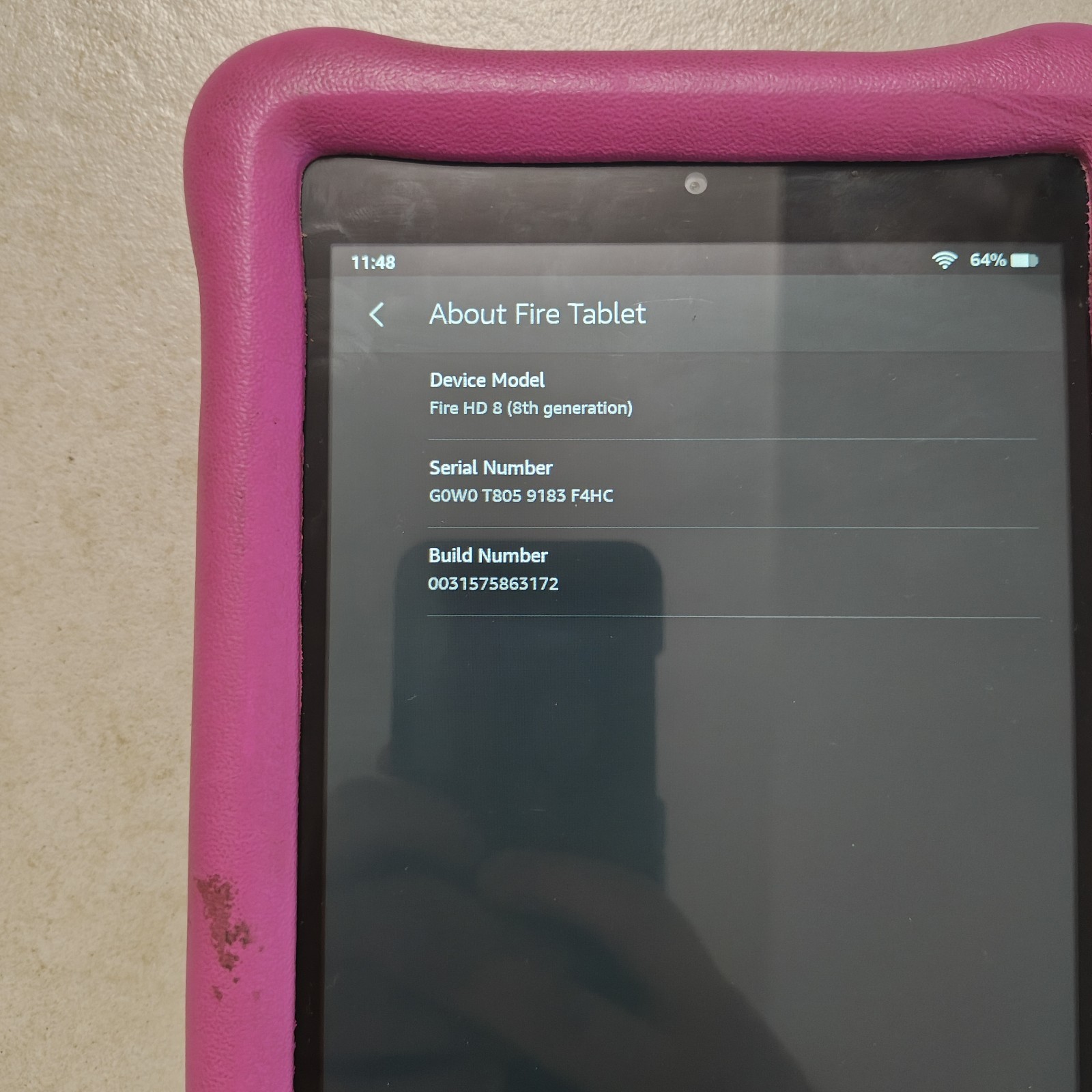 Amazon Fire HD 8 (8th Gen) Kids Edition L5S83A Tablet (Wi-Fi) – 32GB Pink #4041