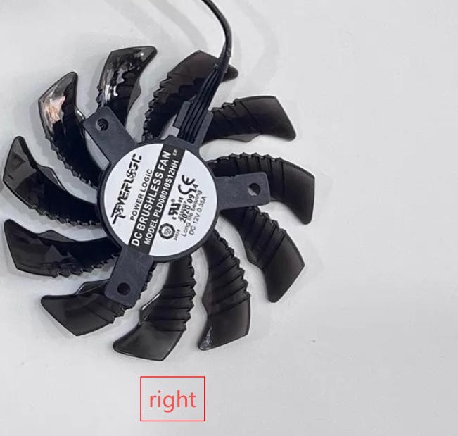 GIGABYTE PLD08010S12HH 78mm 4-Pin Graphics Card Fan Compatible RTX 20 Series