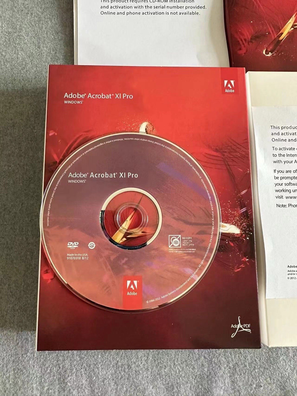 Adobe Acrobat XI Pro Full Version (For 2 PC) Permanent Version for Windows DVD