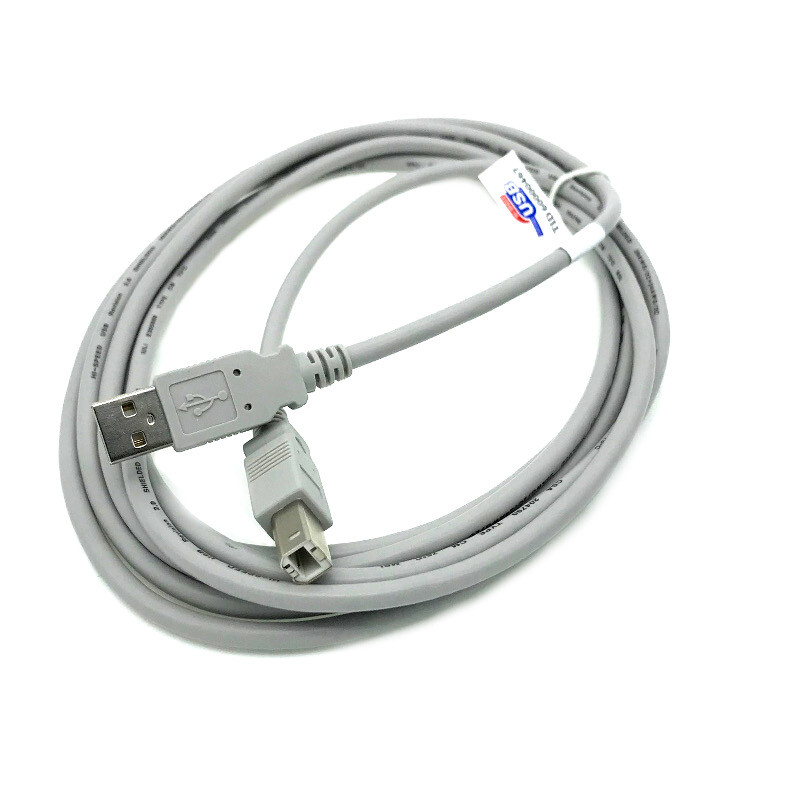 10 Ft USB Cable WH for HP PHOTOSMART PRINTER C4780 C6300 D5460 D6160 D7145 D7155