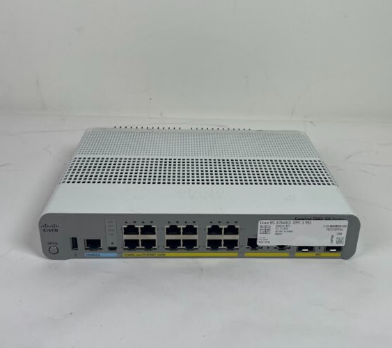 Cisco WS-C3560CX-12PC-S V02 Catalyst 12-Port Gigabit PoE+ 240W Switch