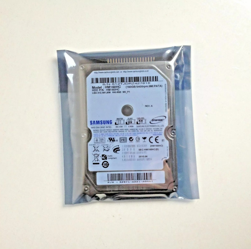 New SAMSUNG 160 GB 5400 RPM IDE 2.5″ (HM160HC) Internal Hard Drive HDD