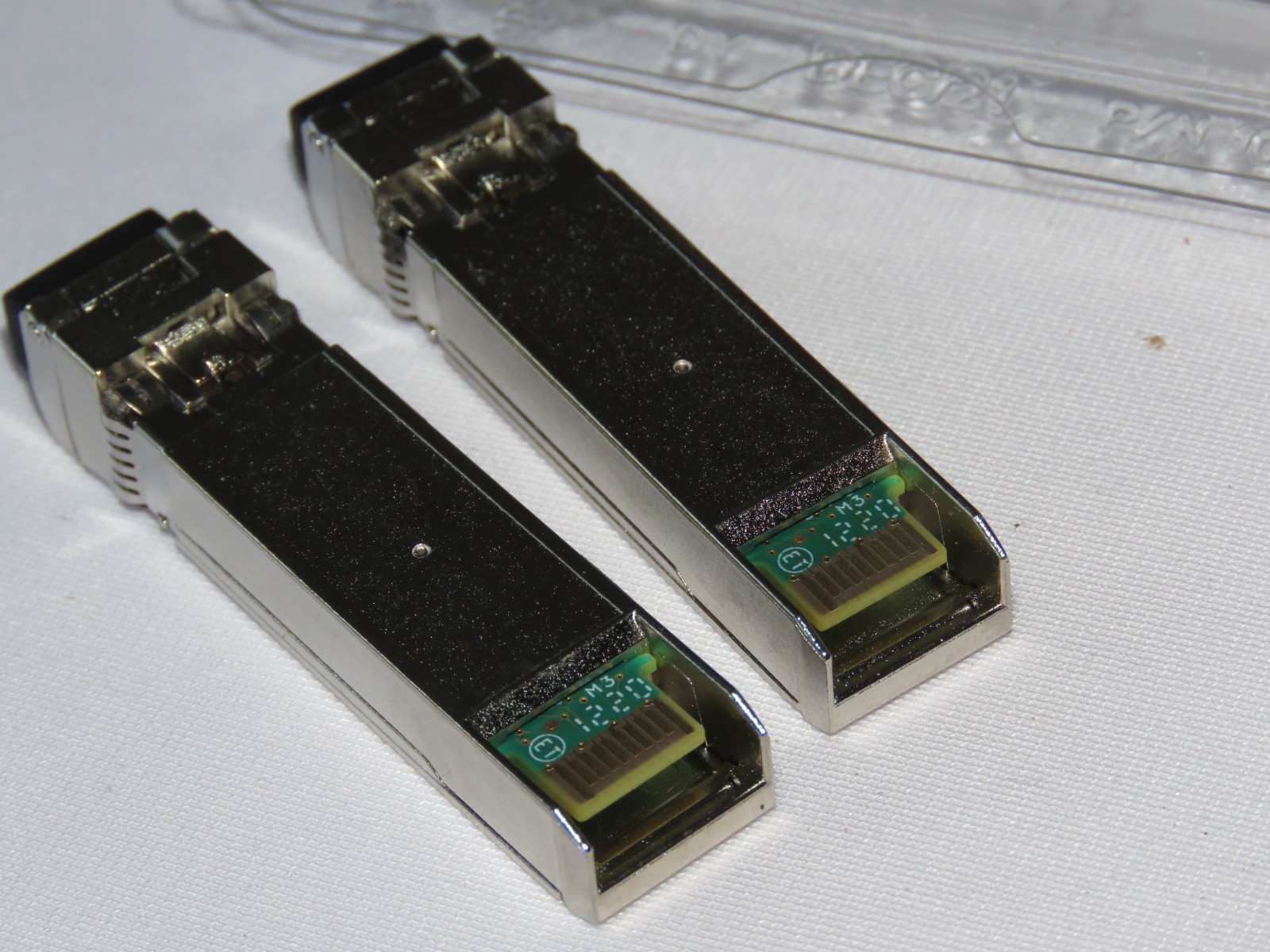 2Pcs Fortinet Transceiver Module FN-TRAN-SFP+SR SFP-10G-SR-85C Up to 550m 10Gbps