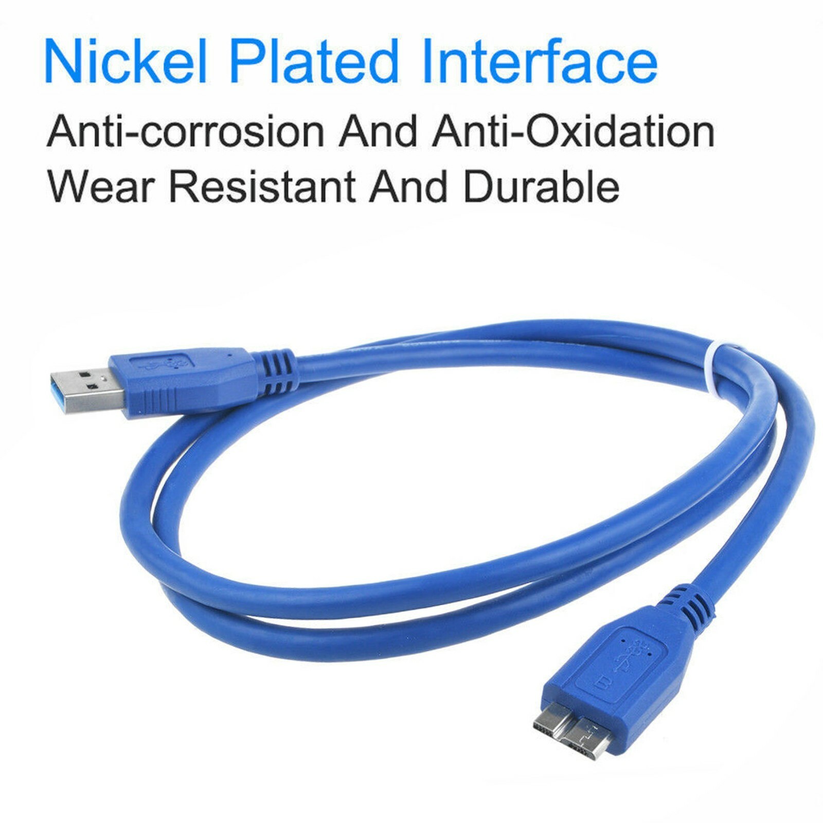 3FT Micro USB 3.0 Cable for Western Digital WD My Book External HDD Hard Drive