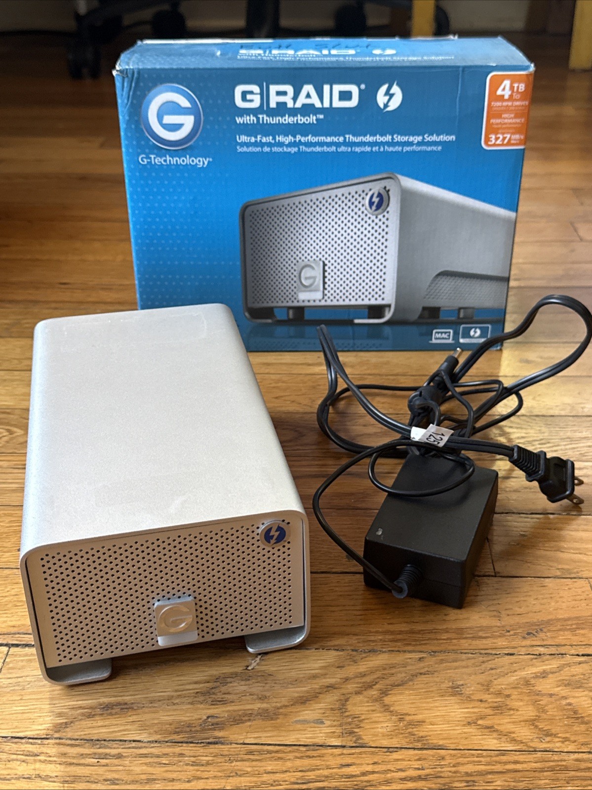 G-Technology G-RAID Thunderbolt 4TB Dual External Hard Drive