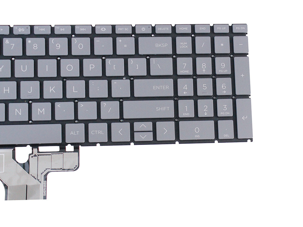 New for HP 15-fd0081wm 15-fd0083wm 15-fd0010nr 15-fd0357nr Backlit Keyboard Gray
