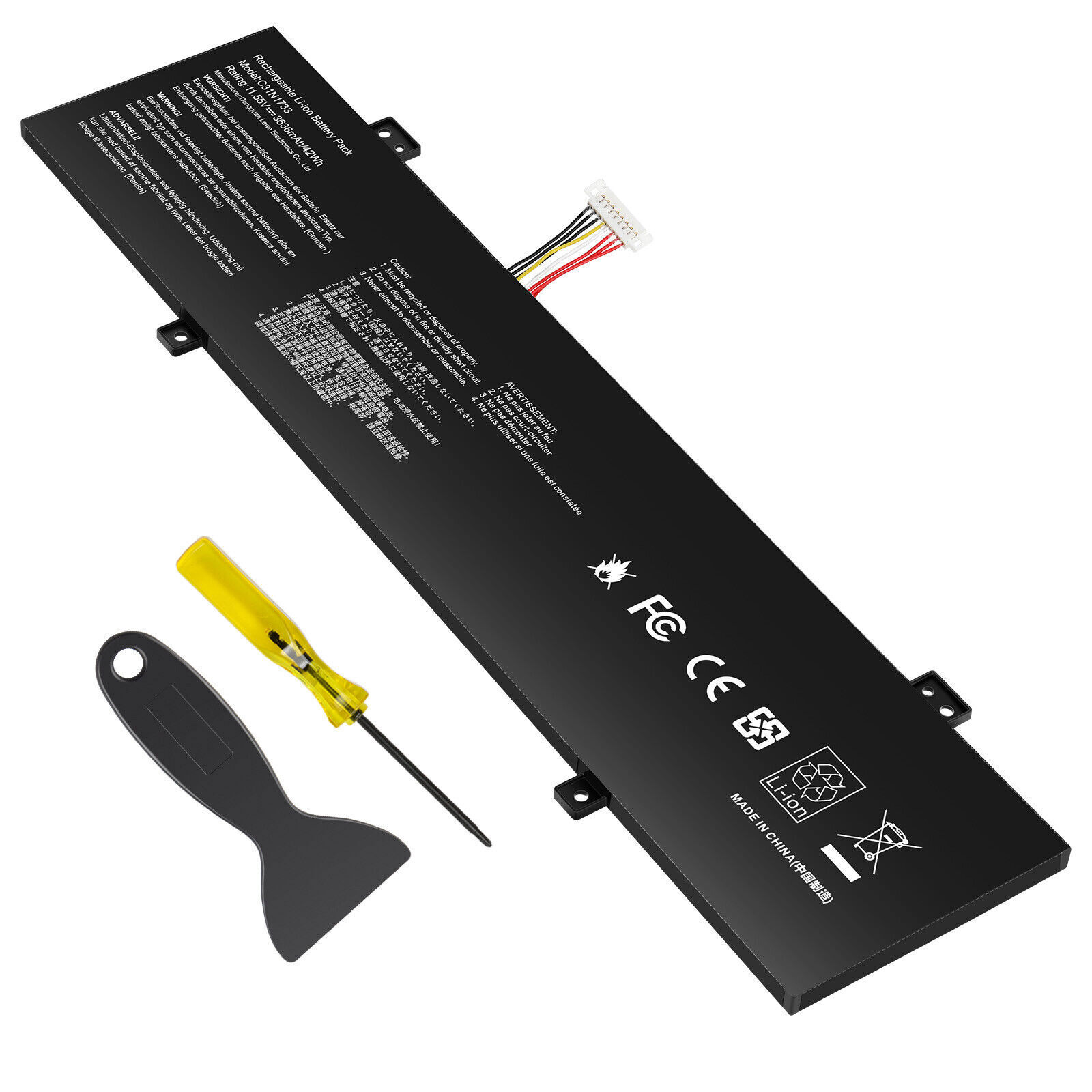 C31N1733 Battery for ASUS Vivobook Flip 14 TP412U TP412UA TP412F 42Wh 11.55V