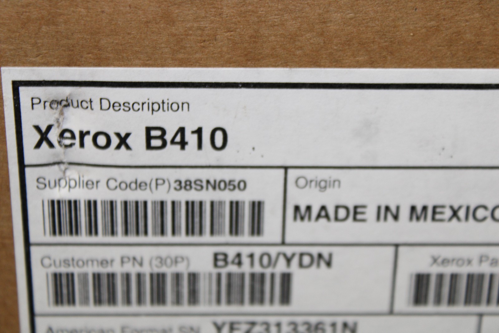 Xerox B410 Desktop Laser Printer – Monochrome – TAA Compliant (B410/YDN)