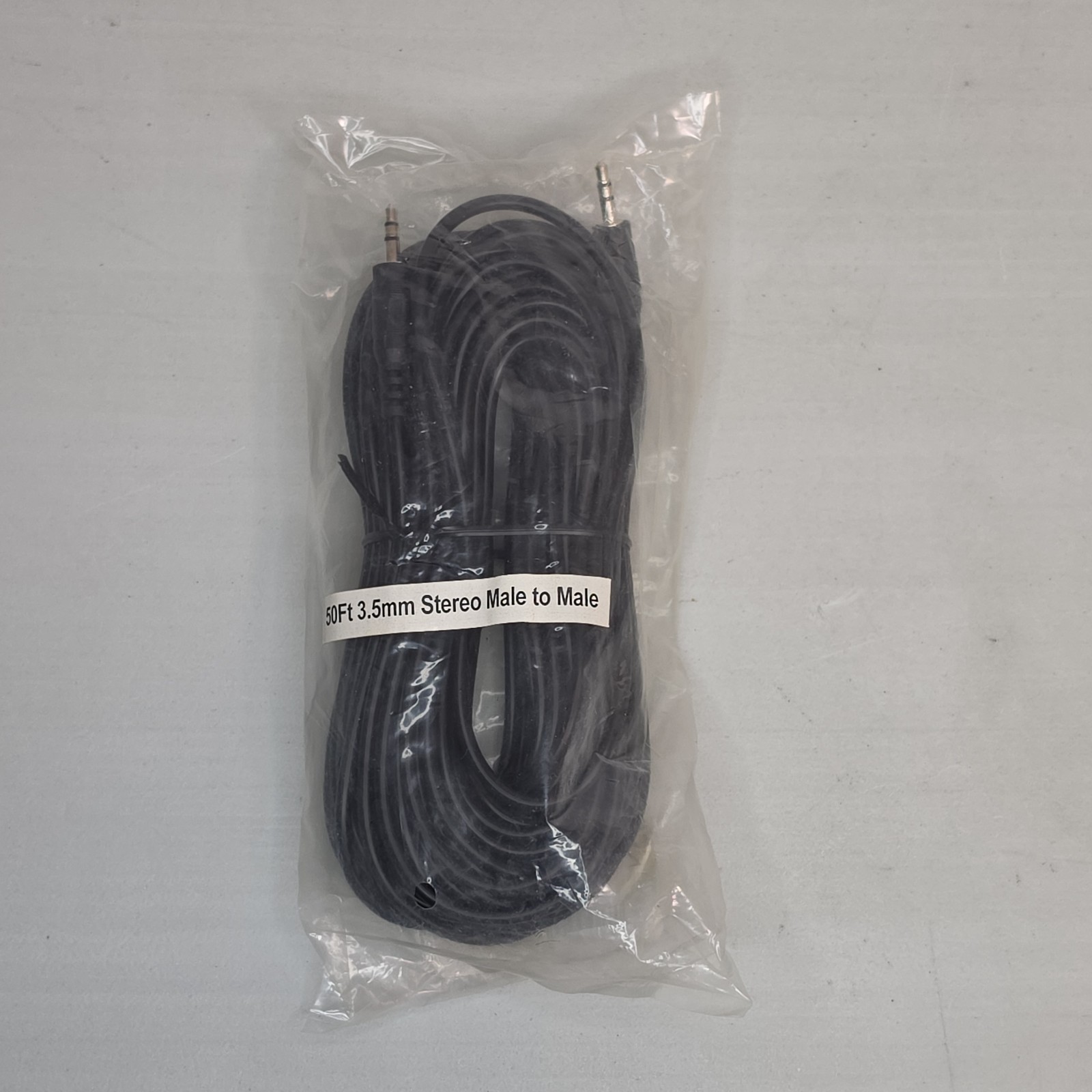 50ft 3.5mm AUX AUXILIARY CORD Male to Male Stereo Audio Cable PC MP3 CAR