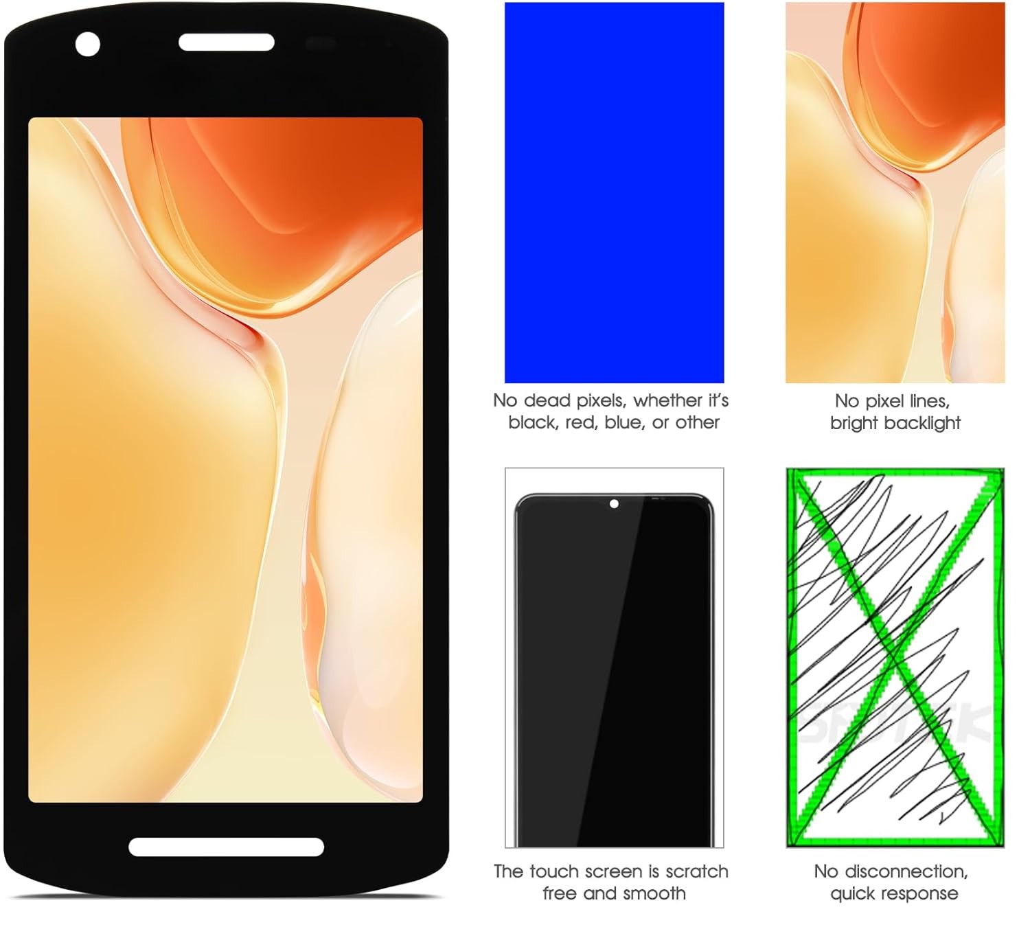 🔥 OEM LCD Display + Touch Screen Digitizer For Zebra TC21 TC210K TC26 STOCK 🔥