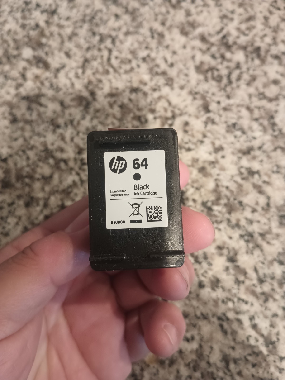 Genuine New HP 64 Black Ink N9J90AN 3YP22AN OEM