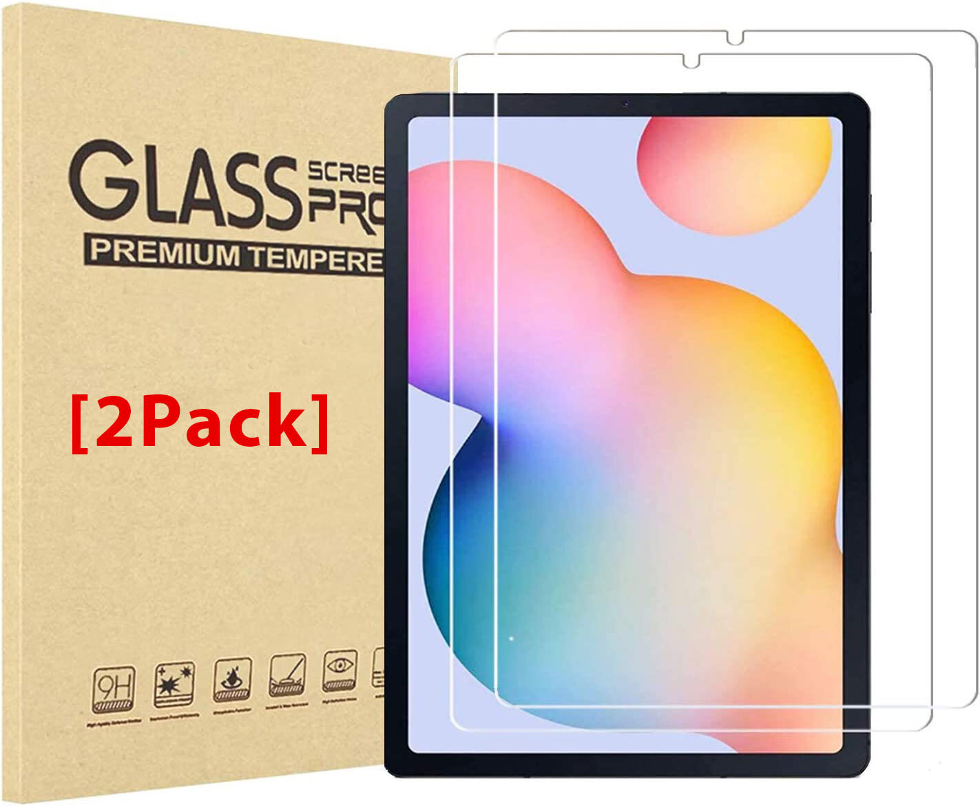 2Pack Tempered Glass Screen Protector For Samsung Galaxy Tab S6 Lite 10.4″ P610