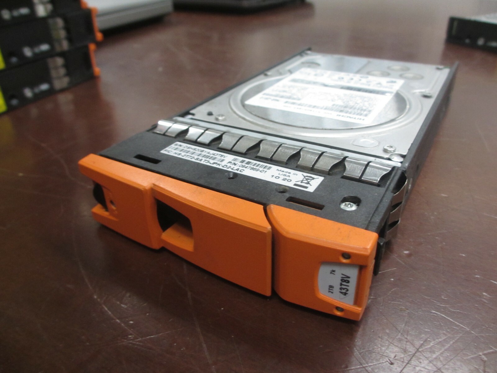 Lot of 2 Hitachi 0F10452 2TB 7200 RPM 3.0Gb/s SATA Hard Disk Drive