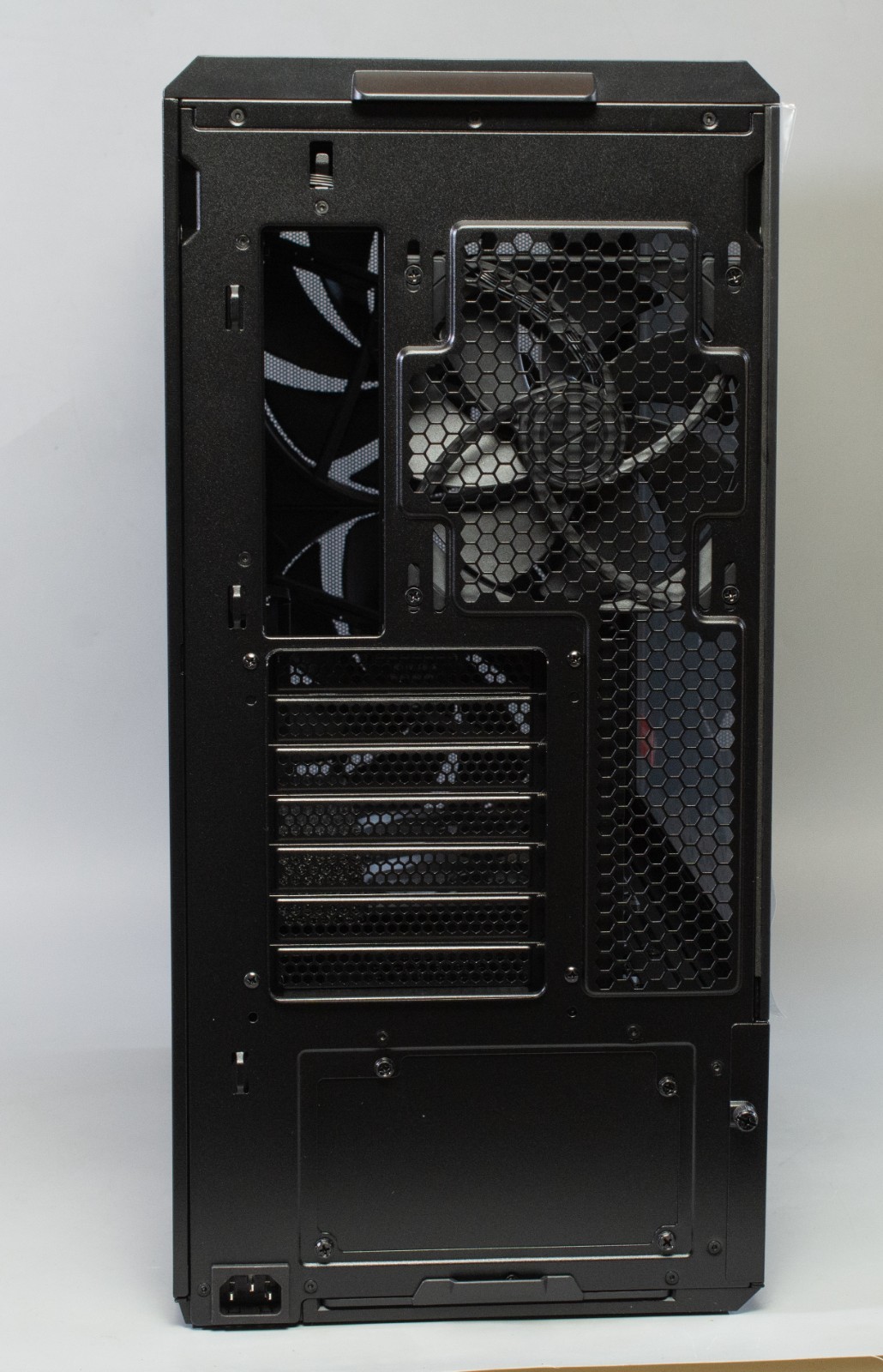 (MA5) Lian Li LANCOOL 217 Genuine Walnut Wood Computer Case, Mid-Tower Case