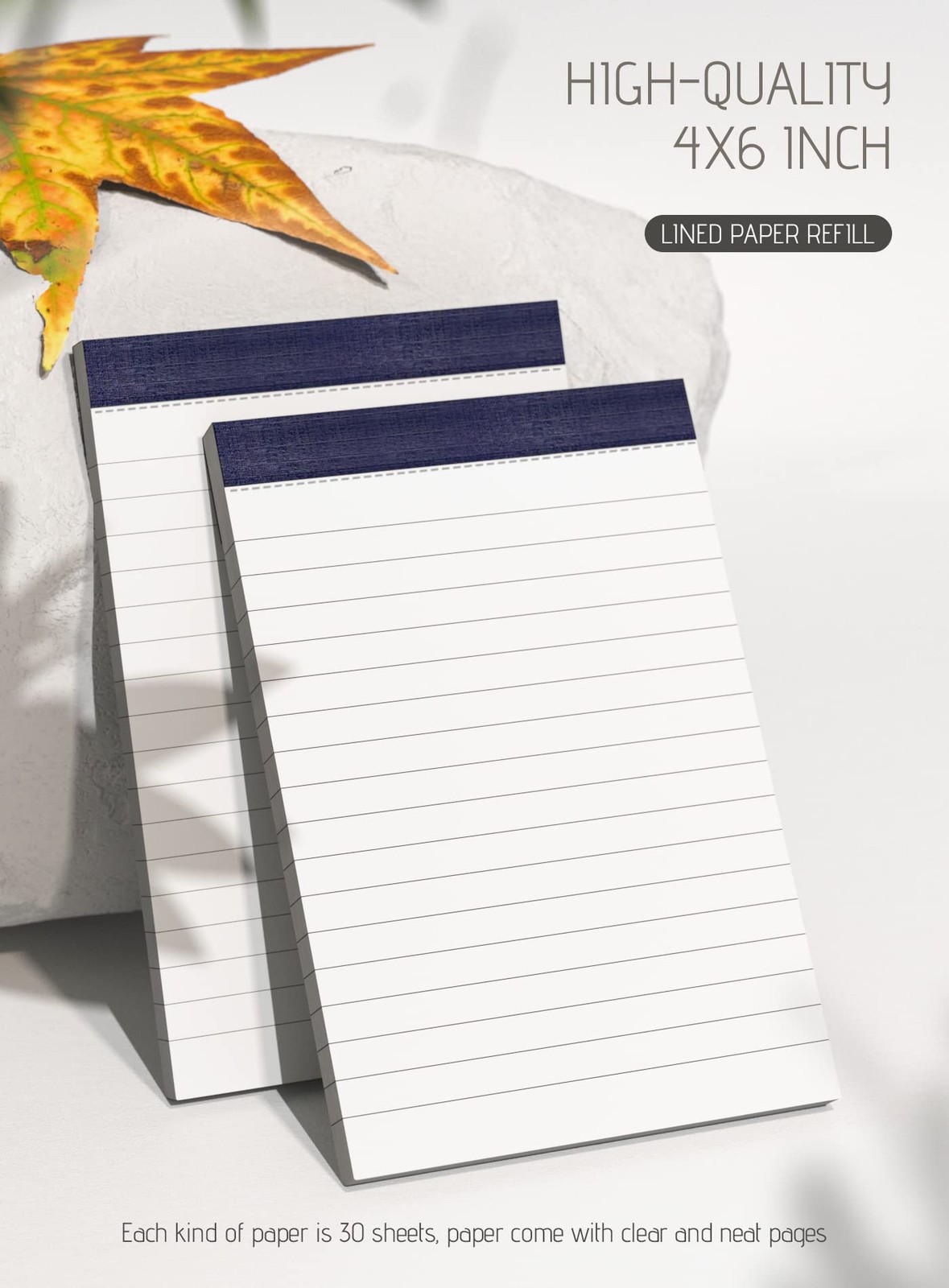 Notepads 4×6 Small Note Pads Lined Writing of Paper 4 x 6 Inch, Blue