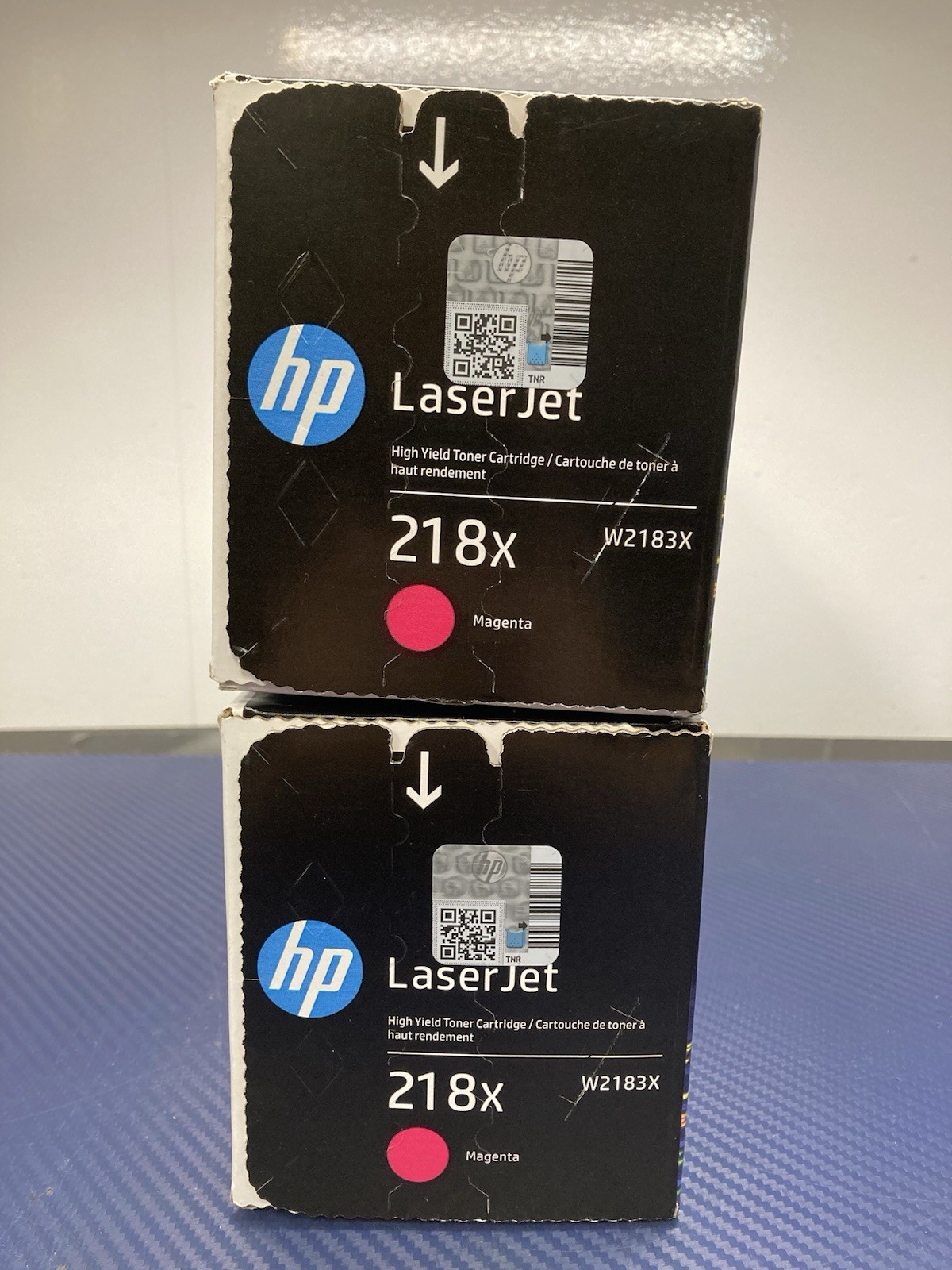 LOT OF 2 New HP 218X High Yield Magenta Original LaserJet Toner Cartridge W2183X