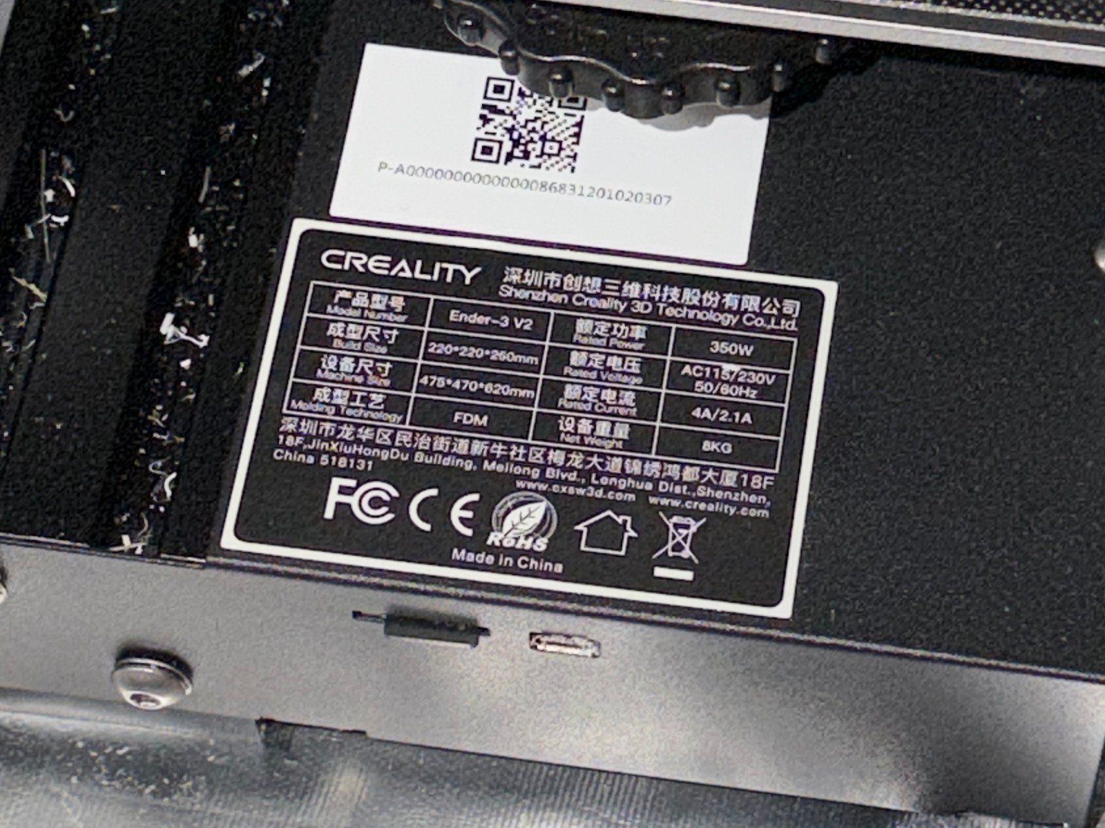 Creality Ender-3 V2 3D Printer Package – Printer + Enclosure + Monitoring Camera