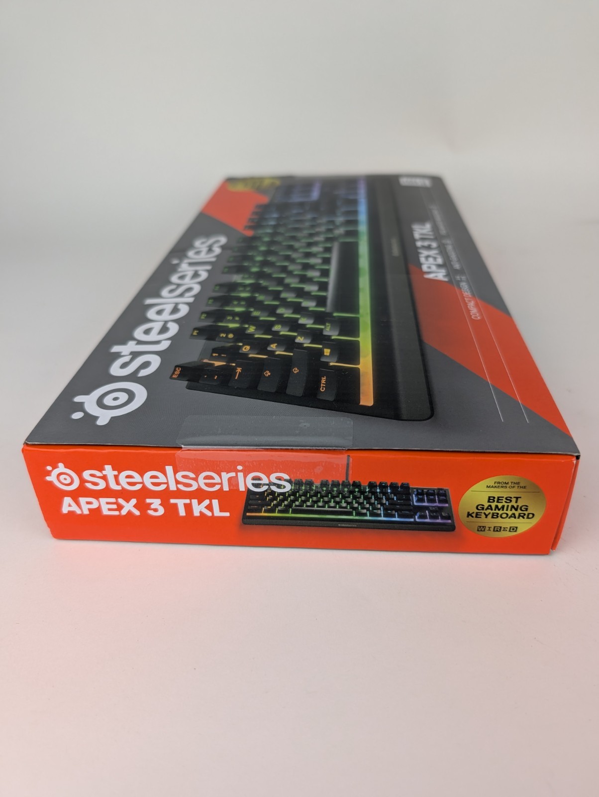 SteelSeries Apex 3 TKL RGB Gaming Keyboard Water & Dust Resistant USB-A
