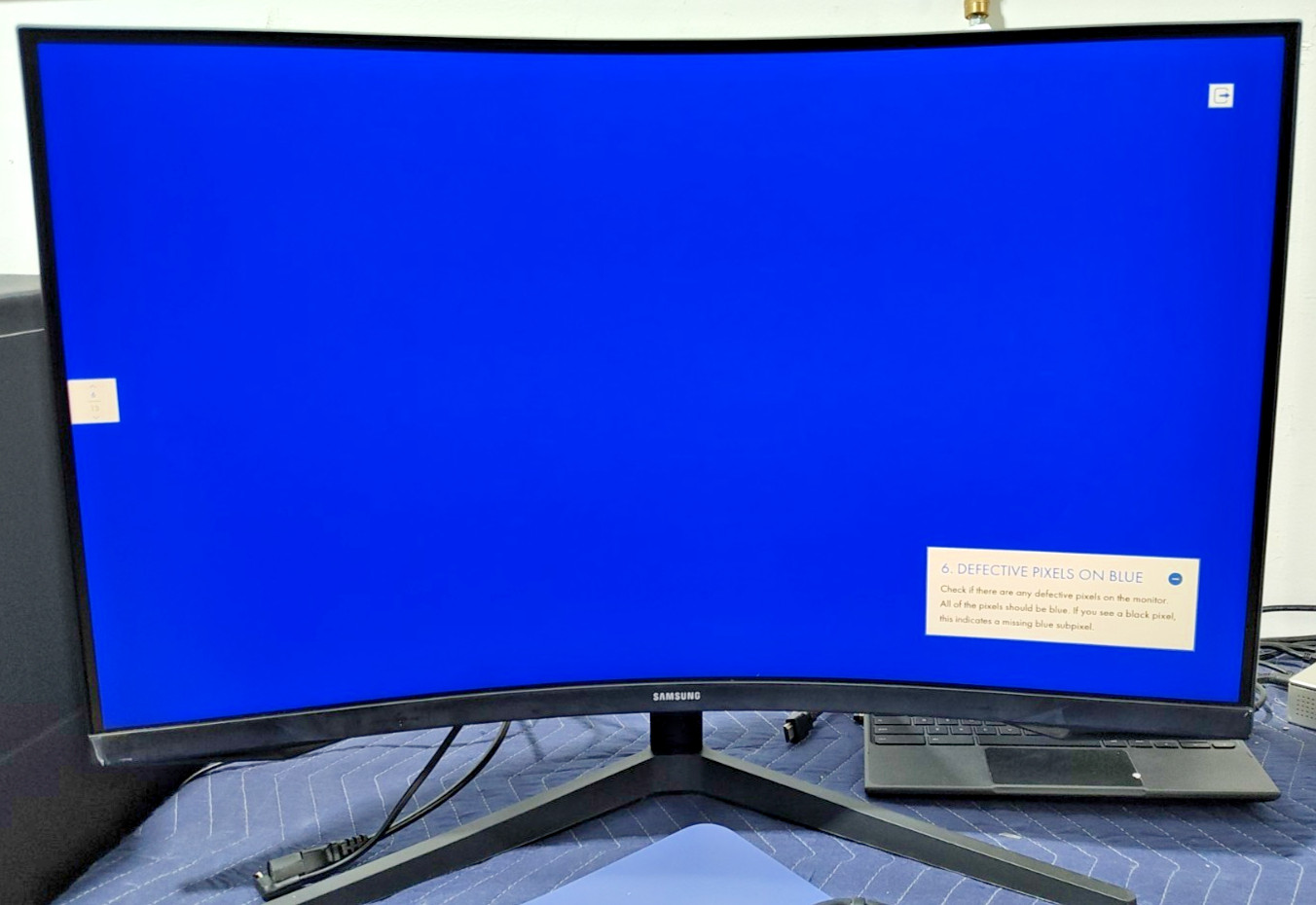 Samsung Odyssey G55C 32in QHD Curved Gaming Monitor 165Hz LS32CG550ENXZA *READ*
