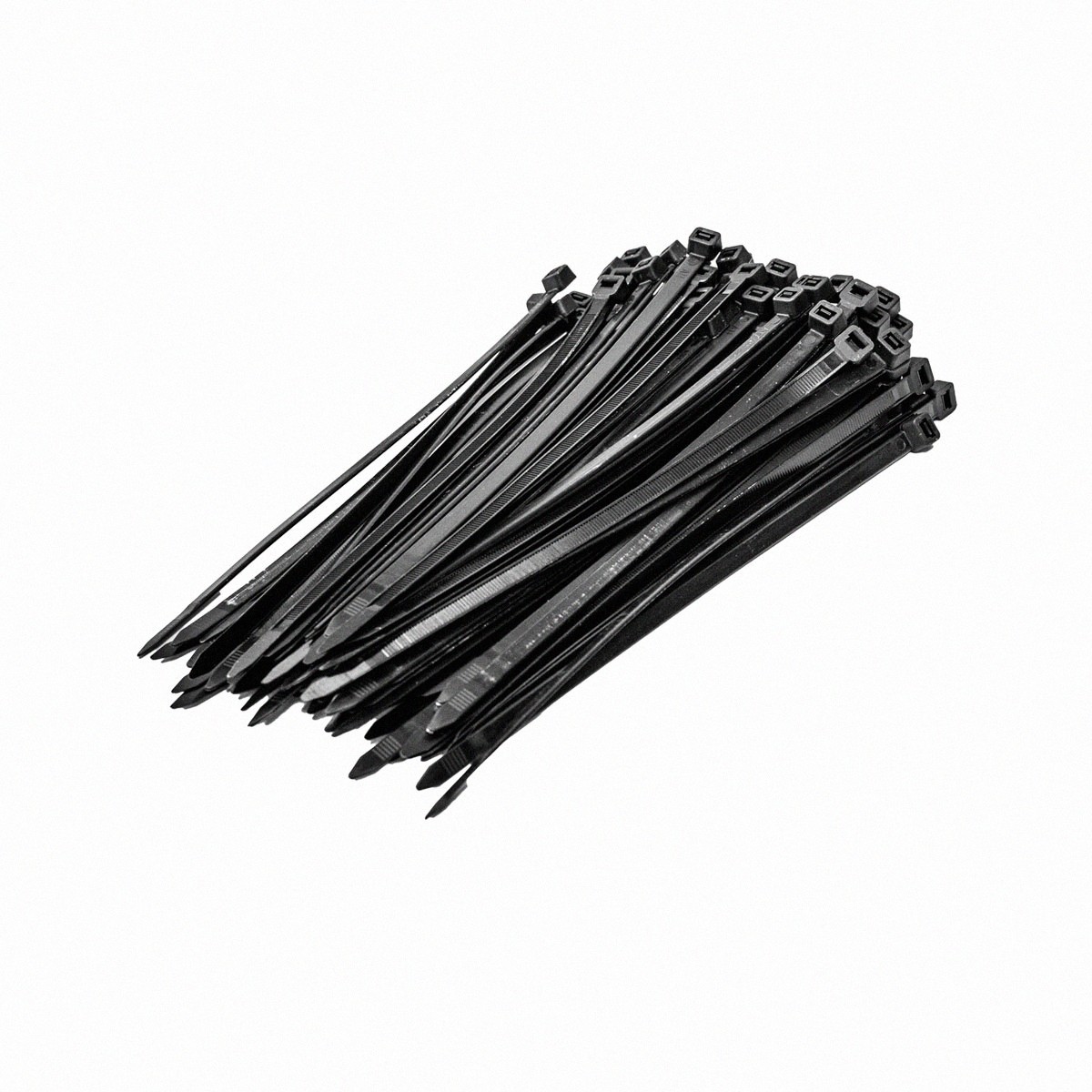 10 Inch Nylon UV Resistant Cable Wire Zip Tie 120 lbs Black 1000 Pack Lot Pcs