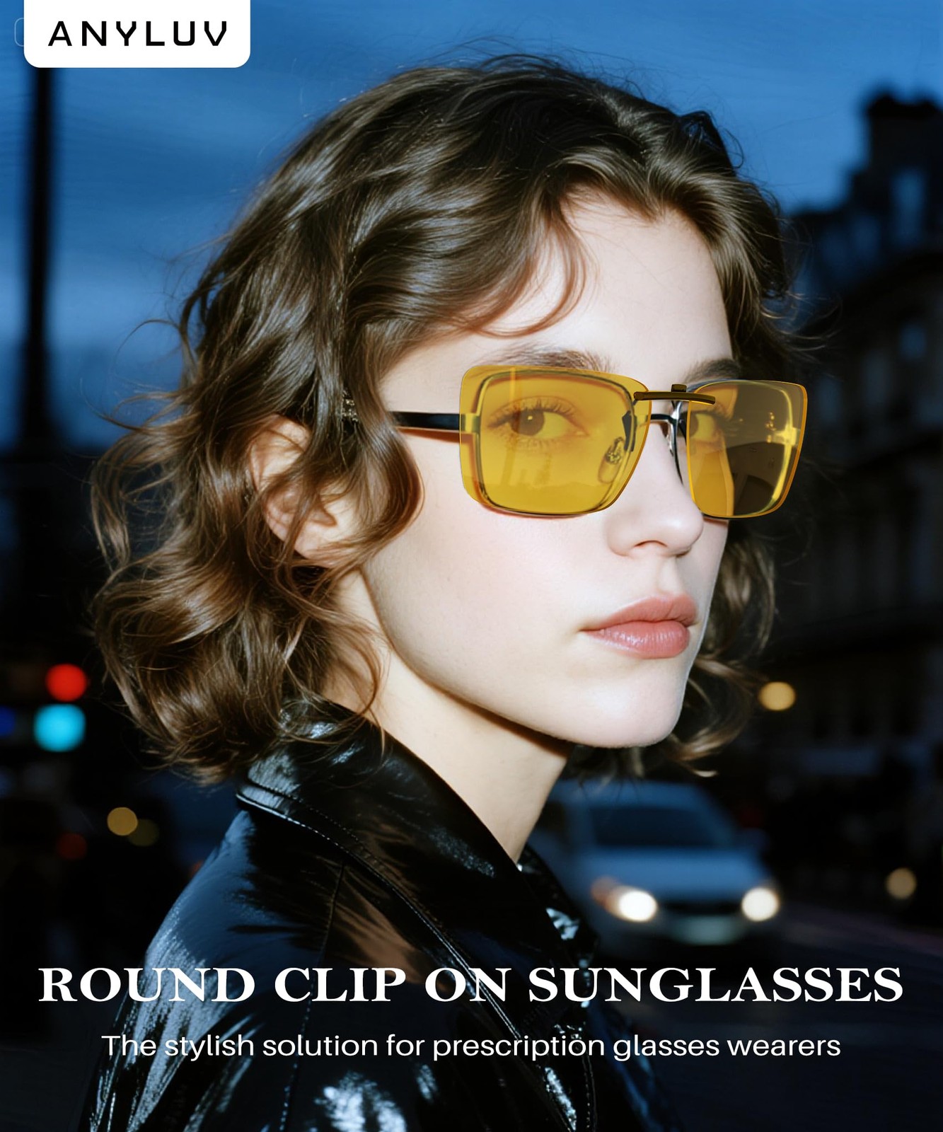 Clip on Polarized Night Vision Sunglasses, Night Vision Driving Sunglasses No…