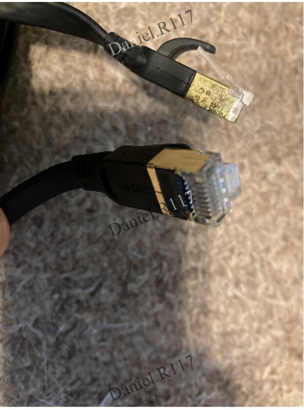 Ethernet Cable Cat 7 RJ45 Gold-Plated 25ft