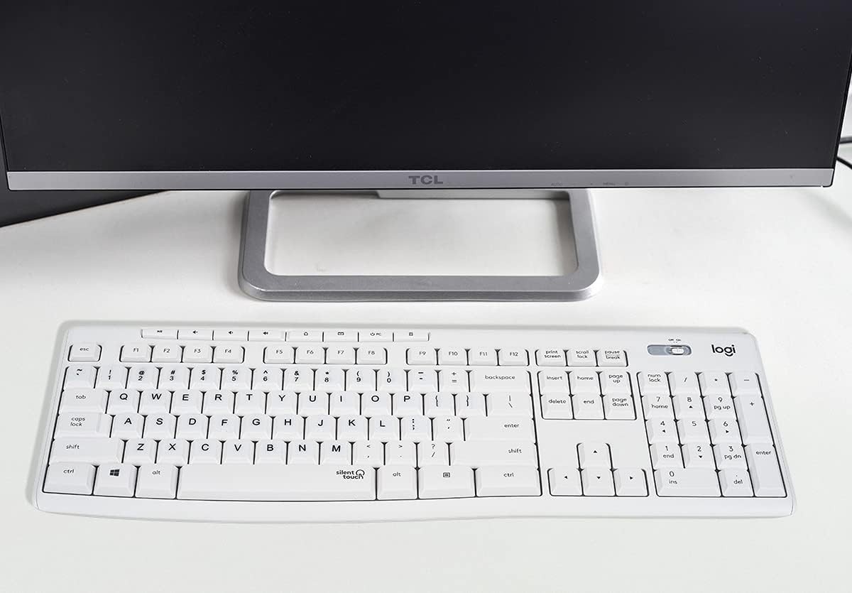 2PCS English Keyboard Stickers – Scratch Resistant Vinyl for Laptop & Desktop