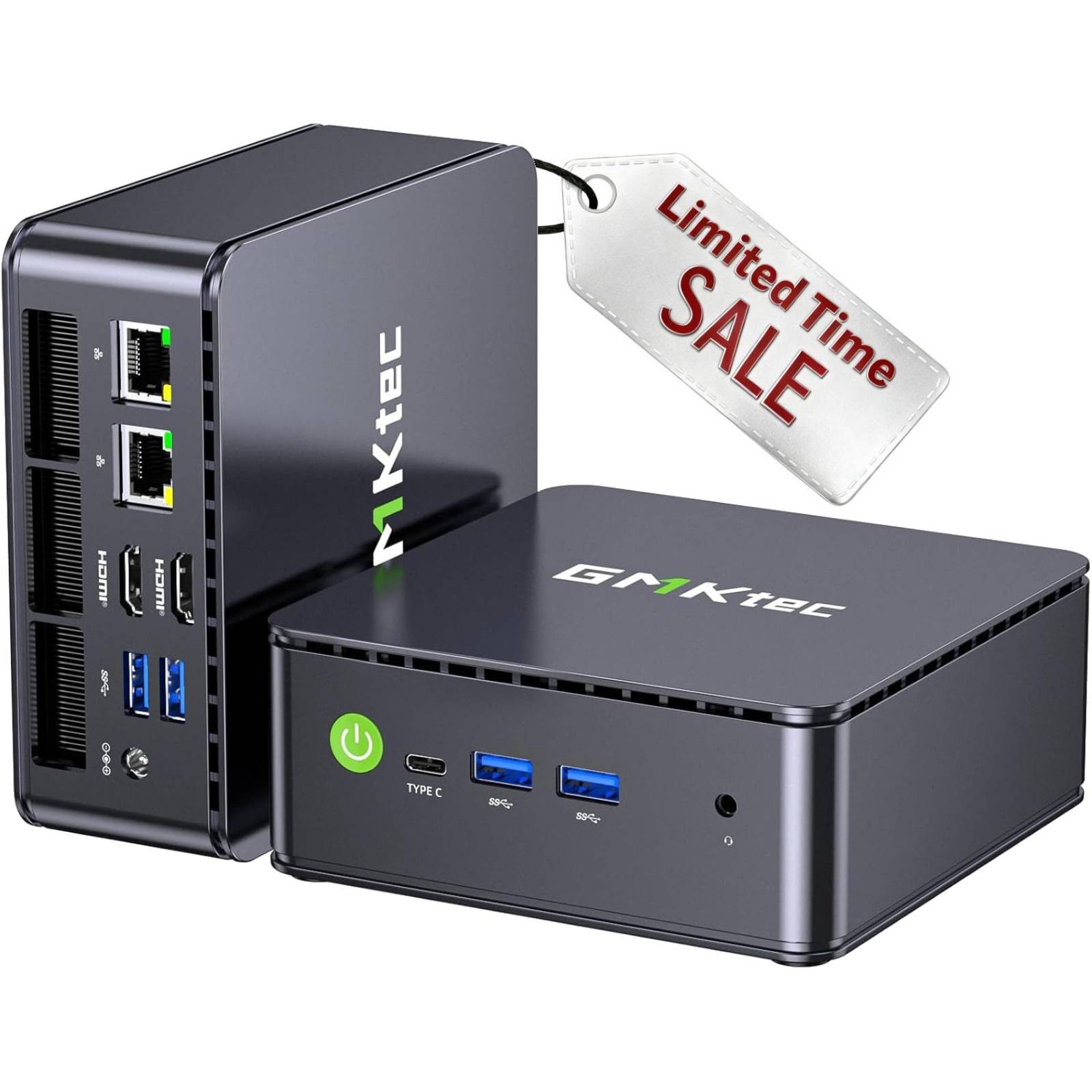 GMKtec G11 Mini PC AMD Ryzen Embedded R2514 16GB DDR4 RAM 256GB M.2 2280 SSD New