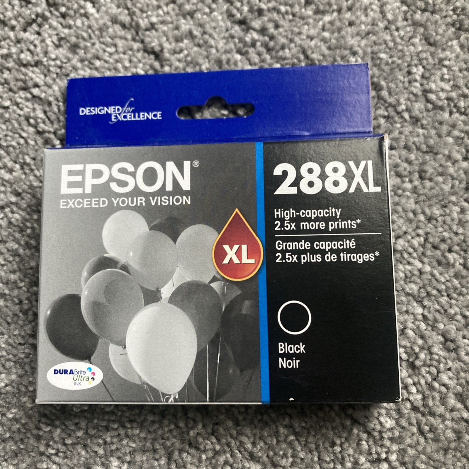 Epson 288XL DuraBrite Ultra XL Black Ink Cartridge T288XL120-S OEM Genuine!