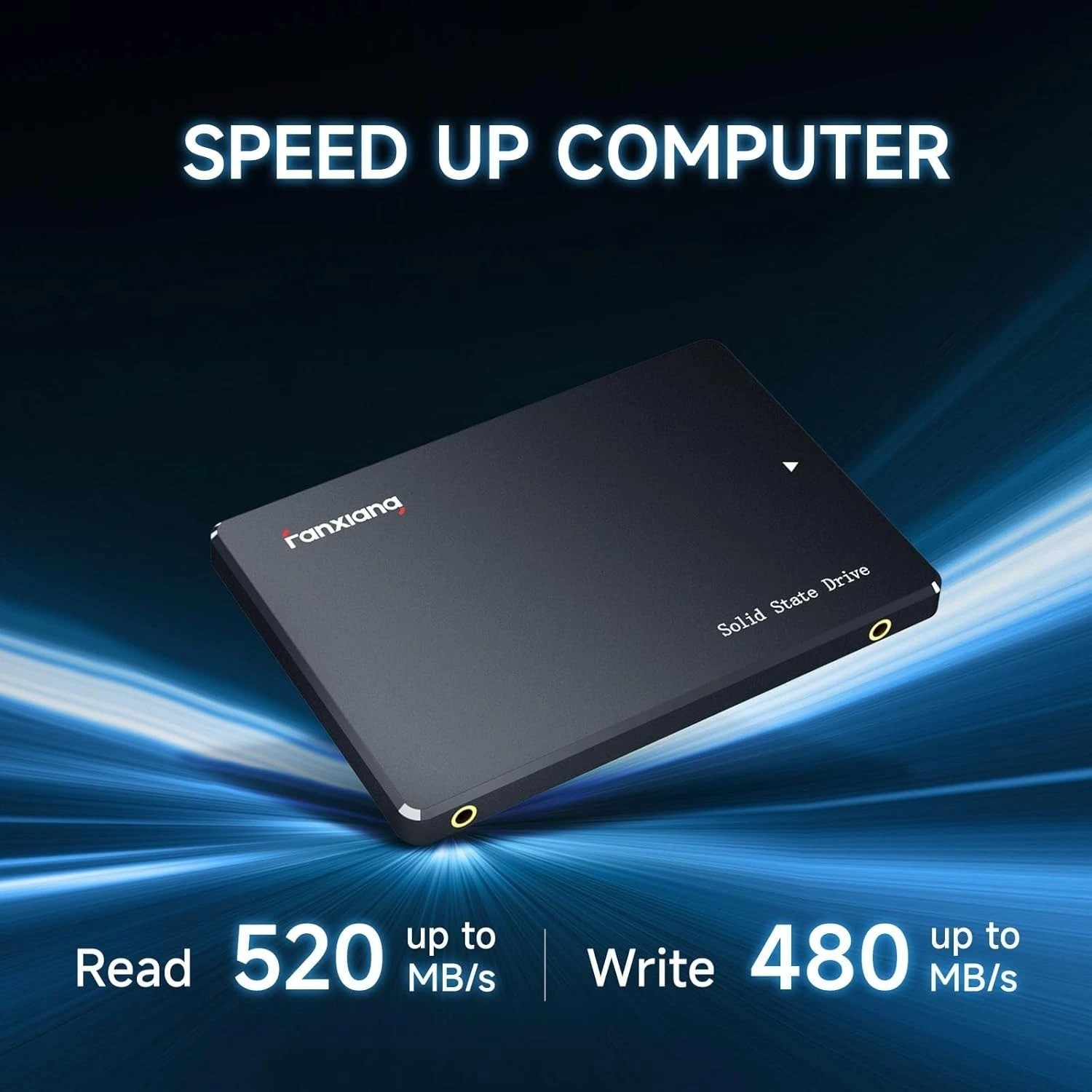 Internal SSD 1TB SATA III 2.5″ | Fast 520MB/s Read | 3D NAND | Hardware Encry…