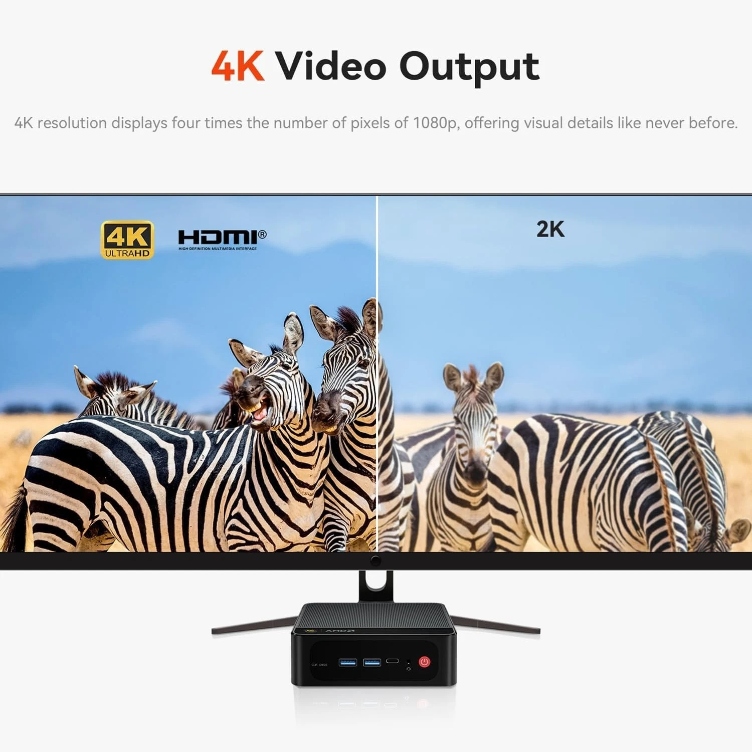 Beelink SER5 Max Mini PC, AMD Ryzen 7 6800U 24G LPDDR5 RAM 500GB