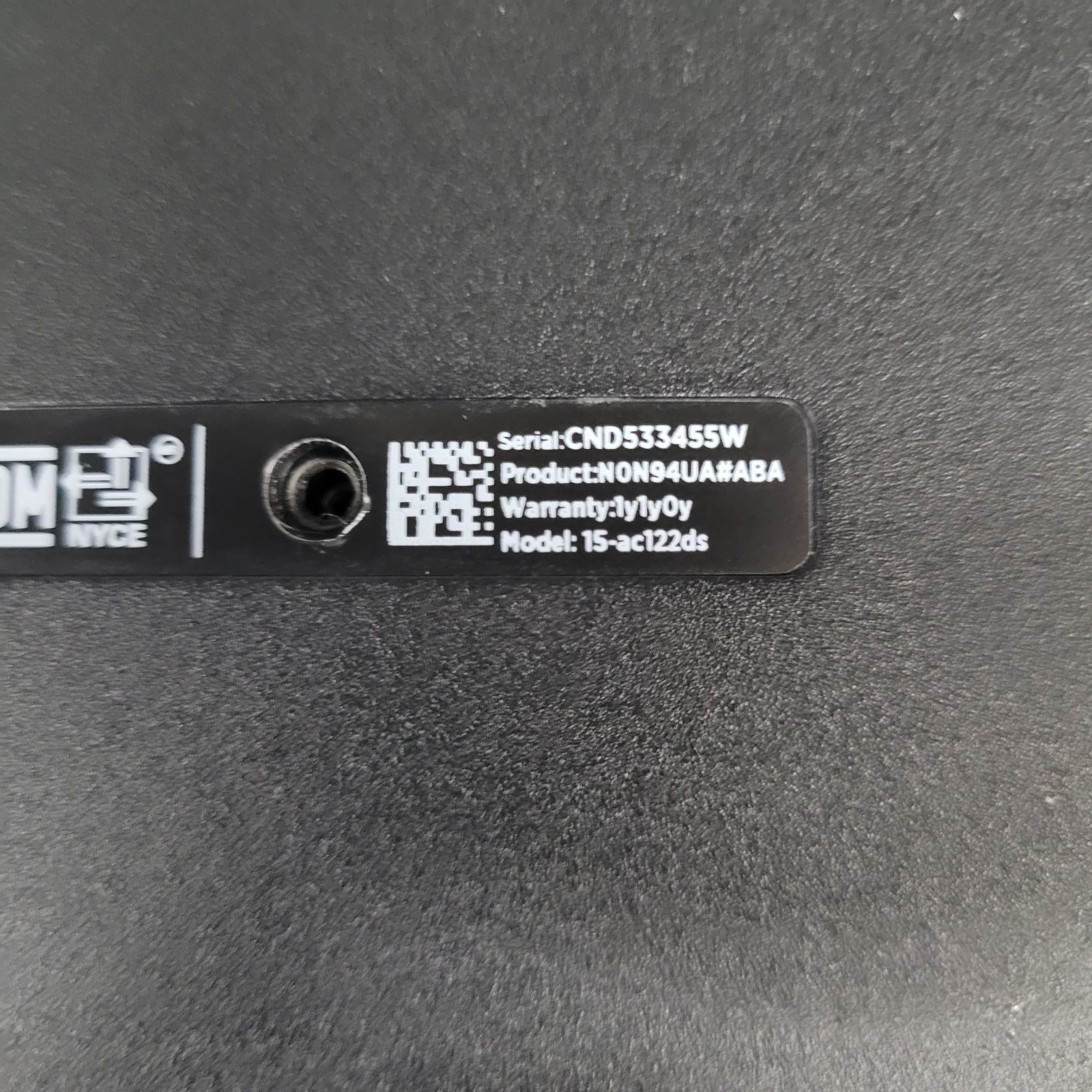 HP 15-ac122ds Does NOT Power on – For Parts
