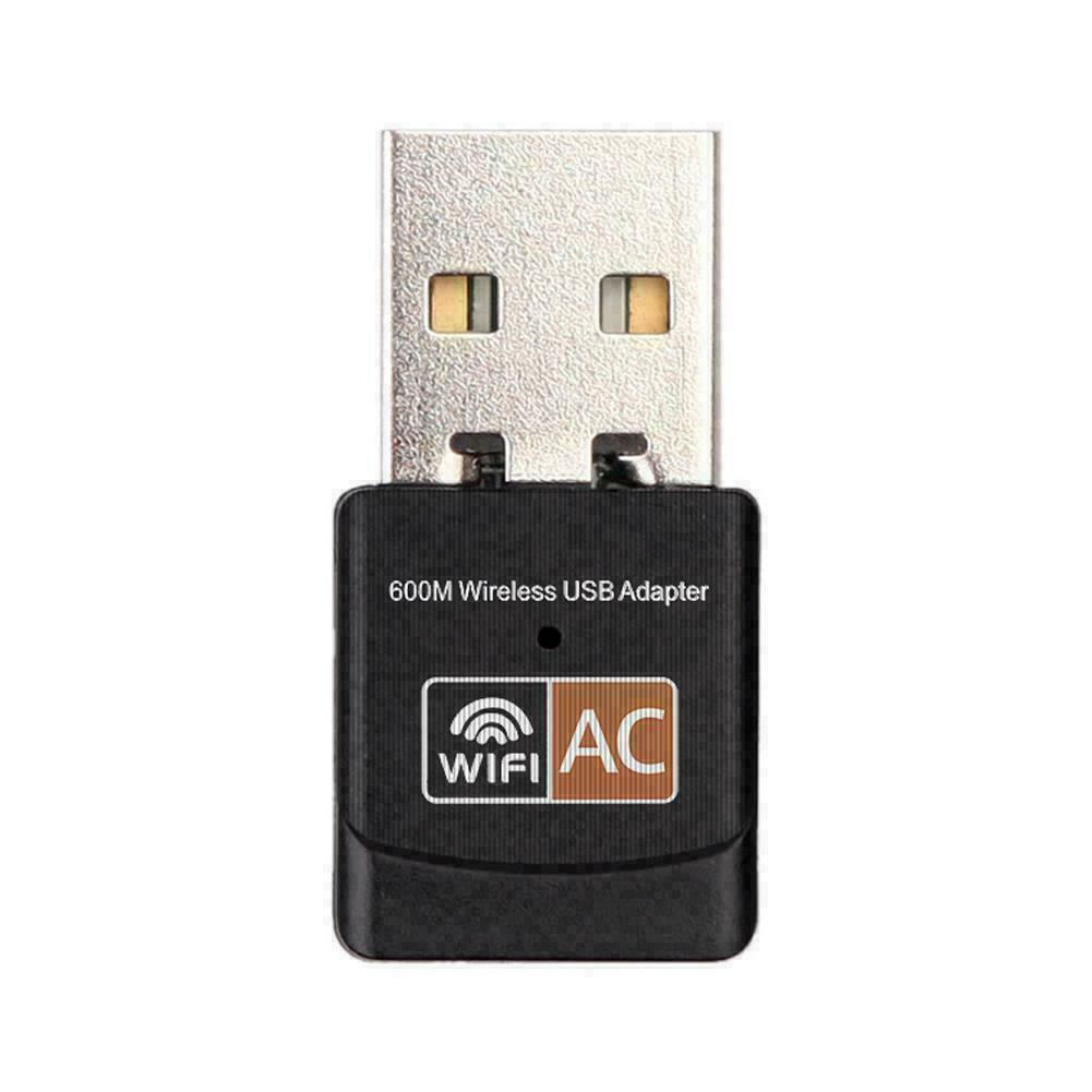 Wireless Lan USB PC WiFi Adapter Network 802.11AC 600Mbps Dual Band 2.4G / 5G #M