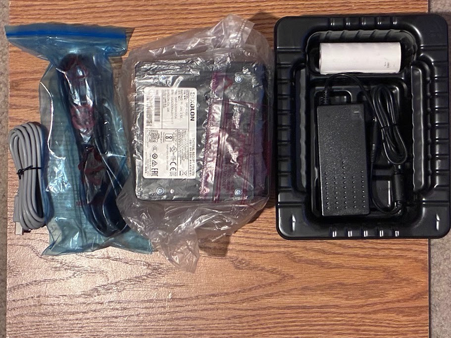 BIXOLON, Q302, RECIEPT PRINTER, USB, ETHERNET, BLACK, POWER SUPPLY
