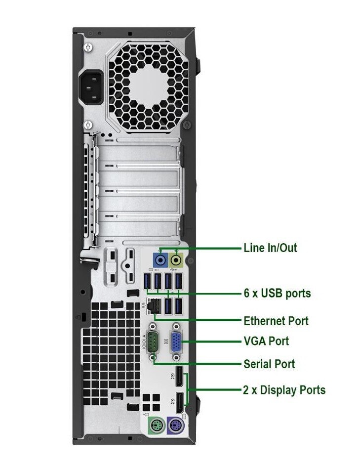 hp Elite i5 Quad Core Windows 7 or 10 500GB up to 16GB WiFi ready PC Desktop