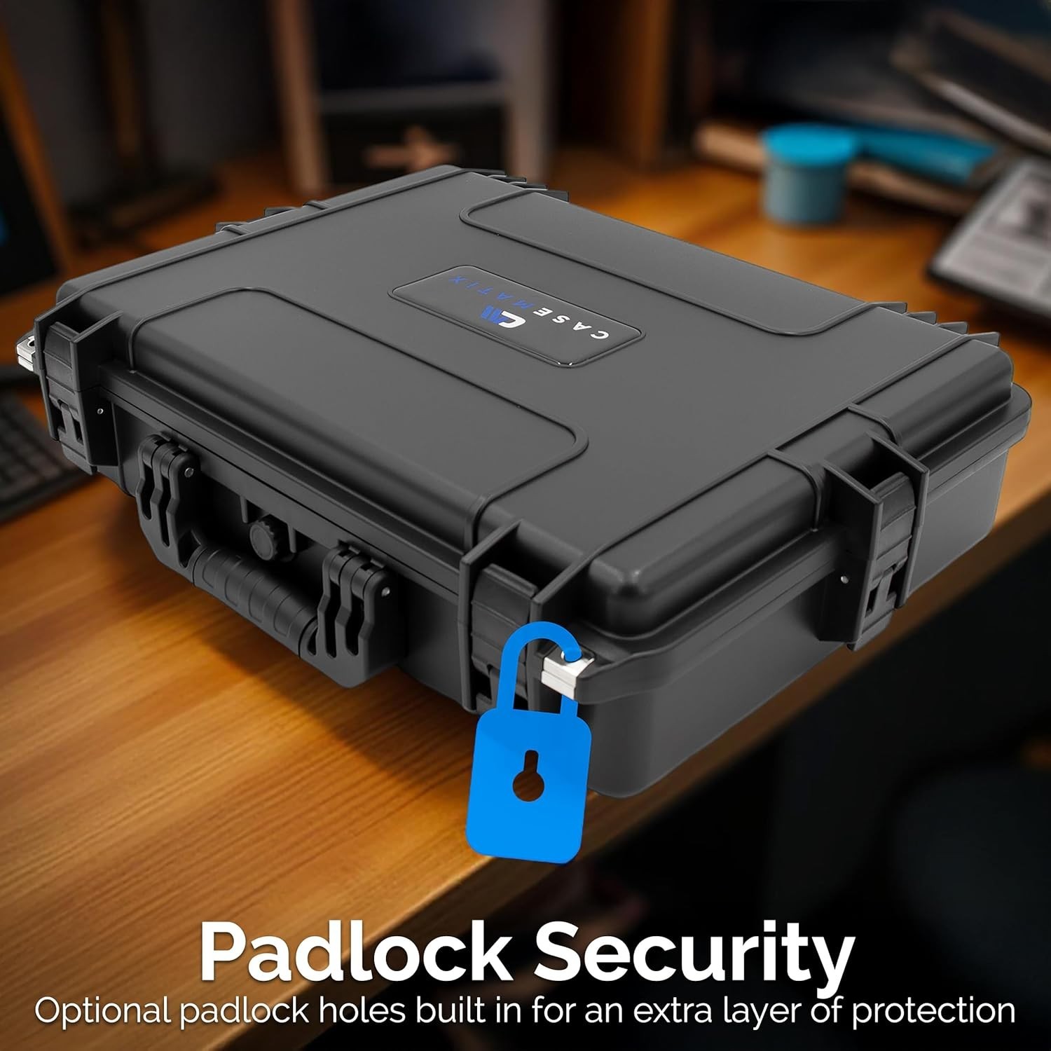Lightweight Waterproof Hard Case for 15.6-17.3″ Gaming Laptops & Accessories